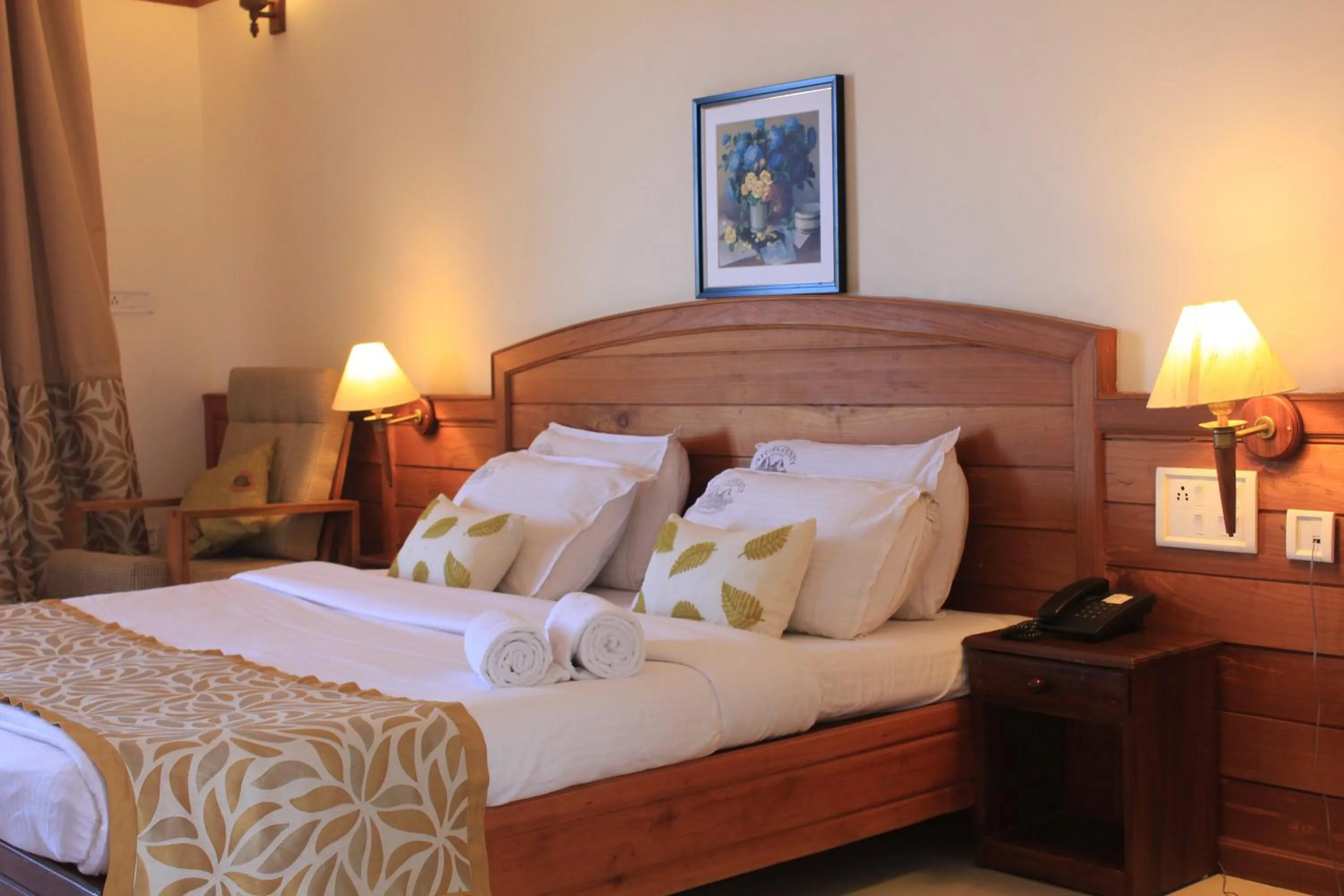 Bedroom, Bed in Ayur County Resort