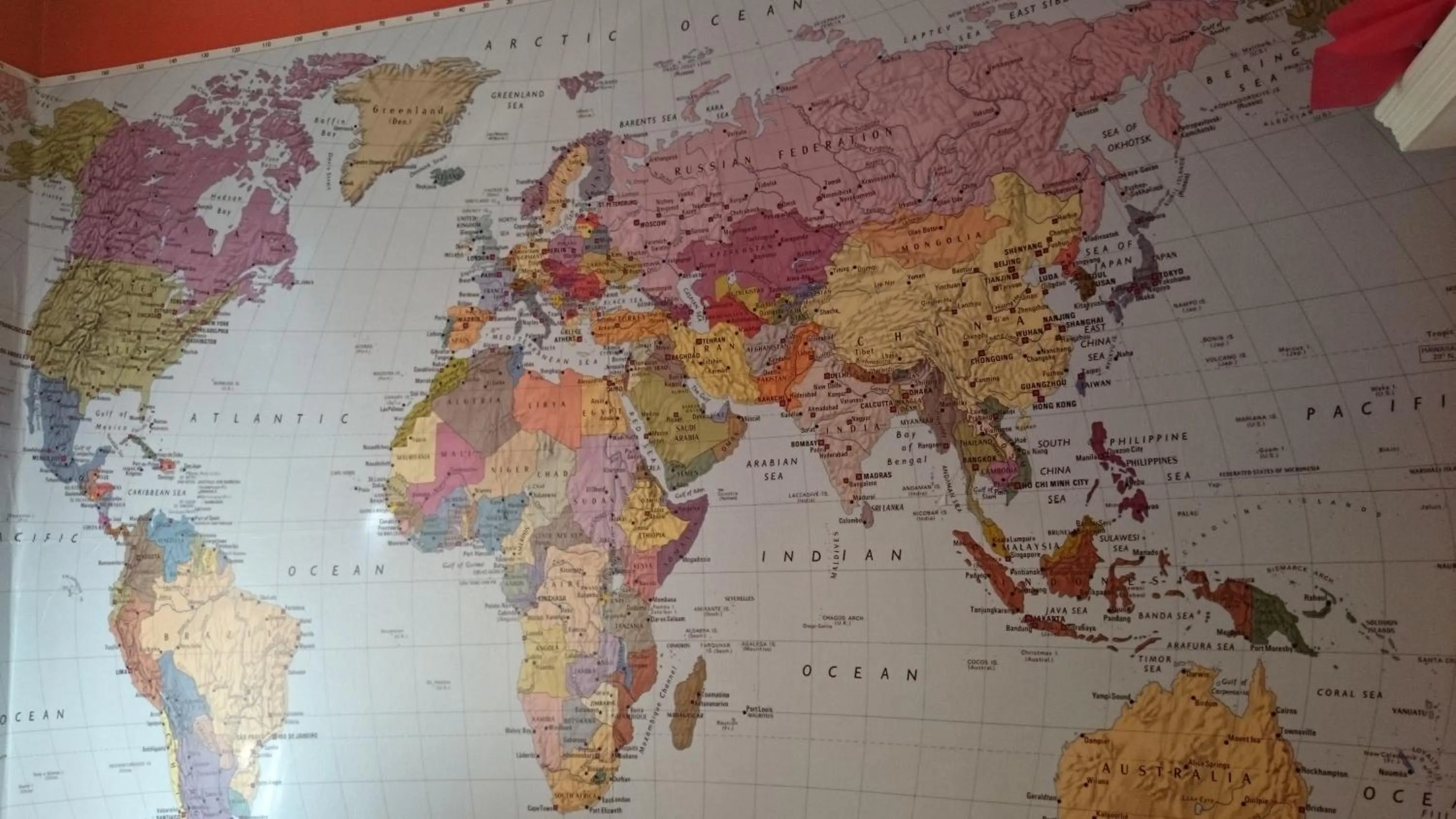 Decorative detail in Deeps Hostel Ankara