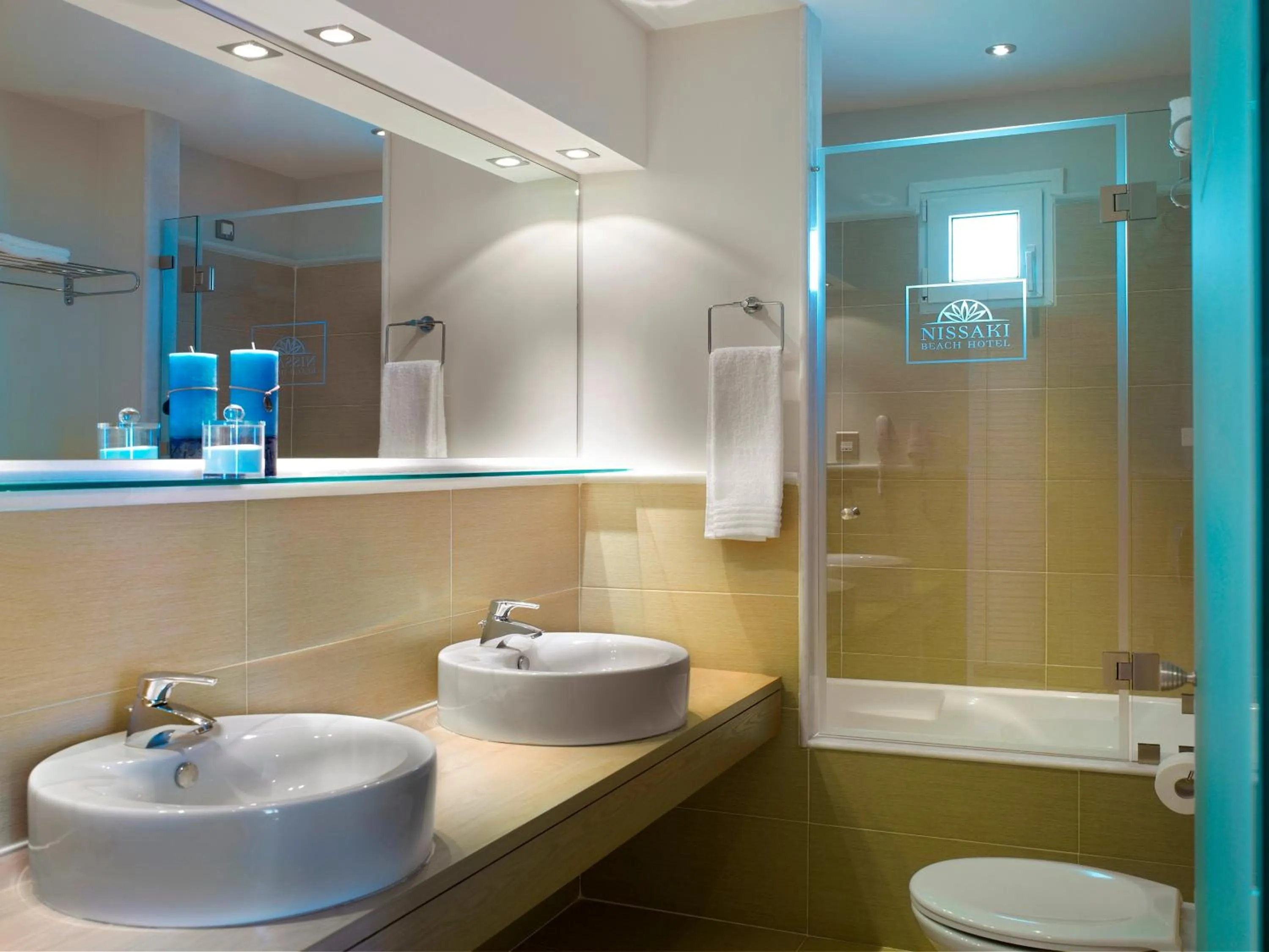 Bathroom in Nissaki Beach Hotel