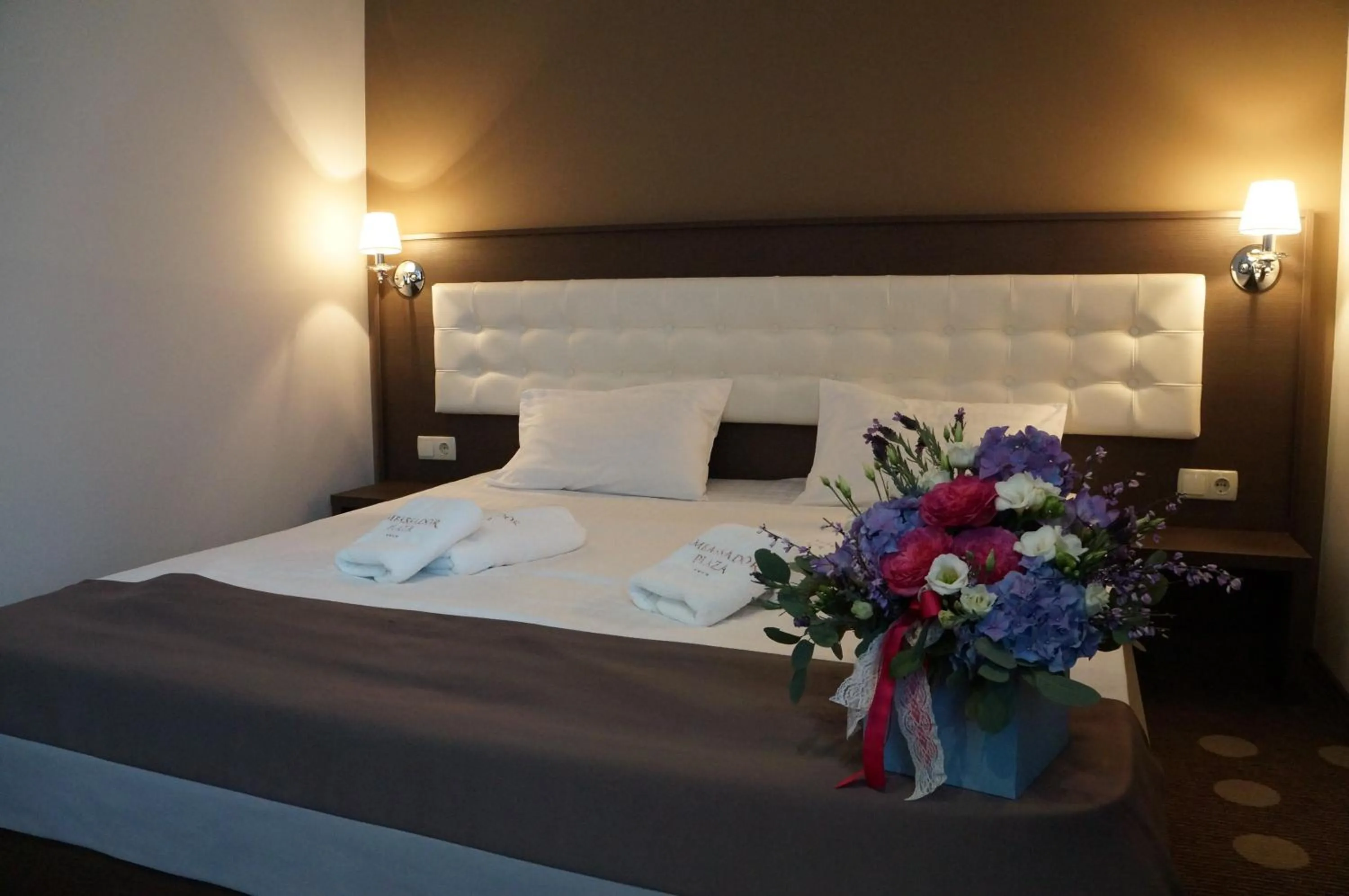 Photo of the whole room, Bed in Ambassador Plaza