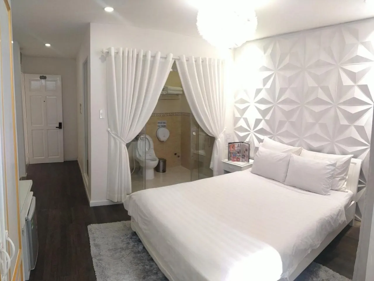 Bed in Galaxy Hotel