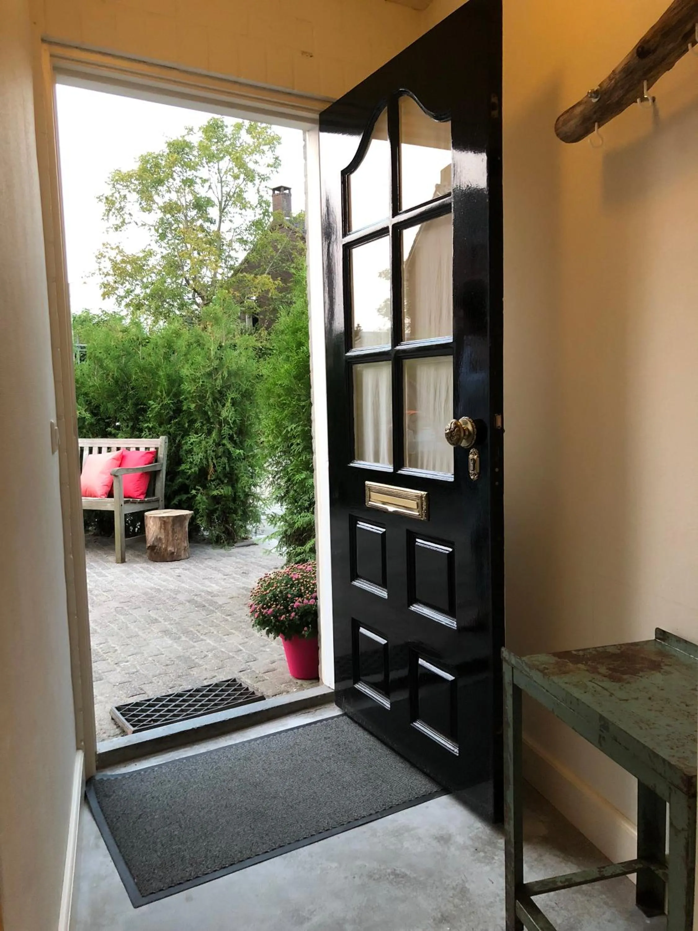 Garden view in The Old Garage