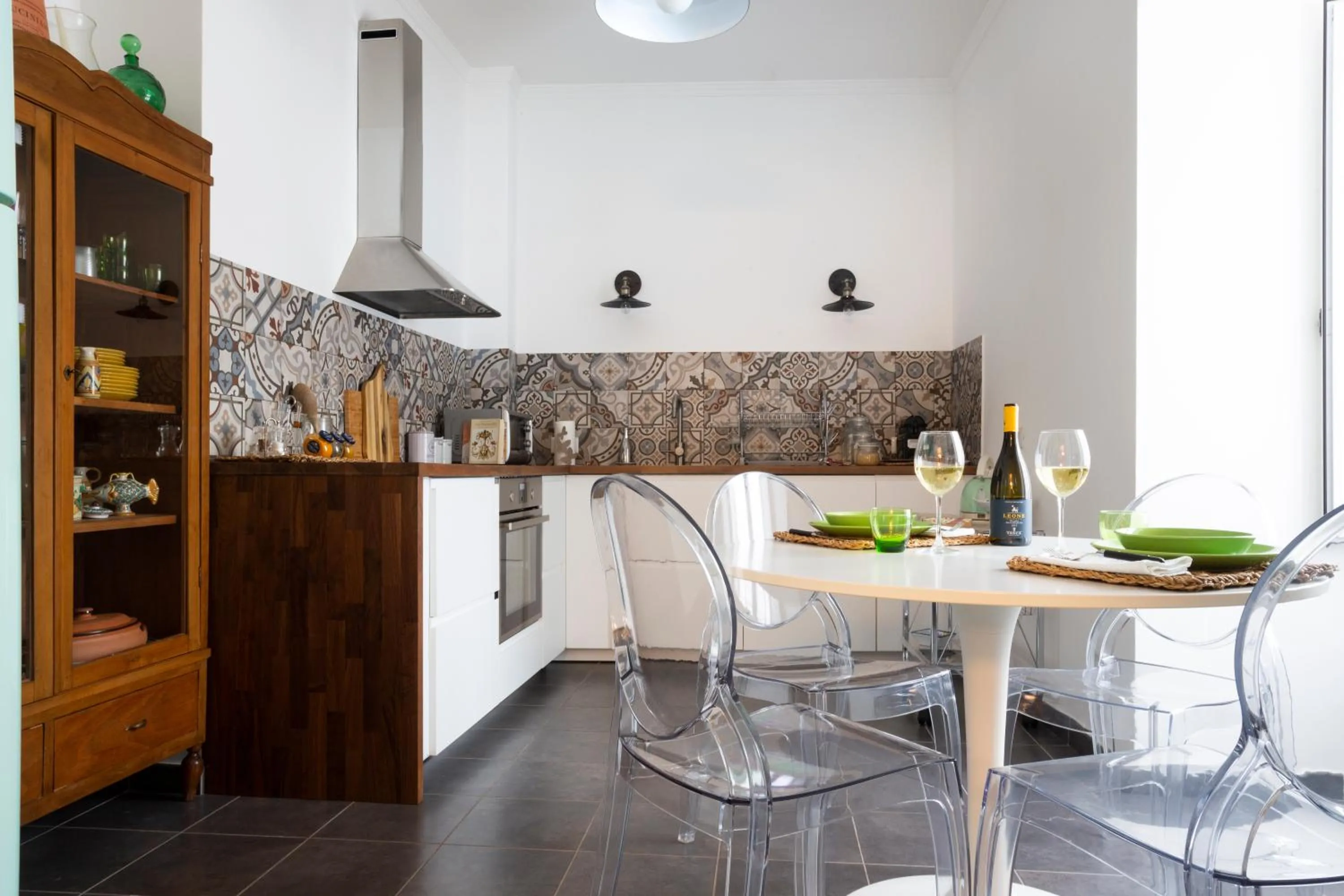 Kitchen or kitchenette in Suite La Pergola - Centro Storico