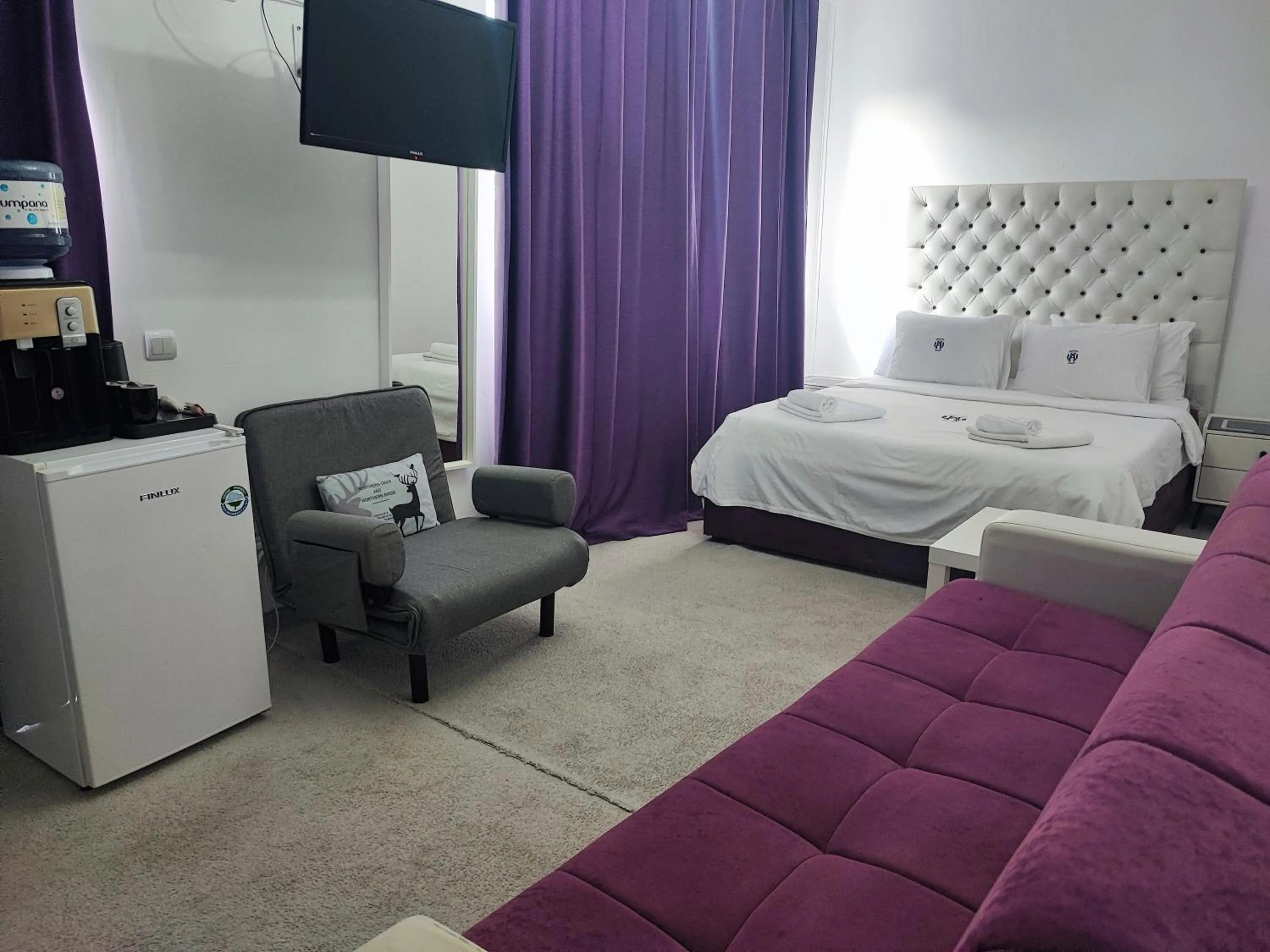 Photo of the whole room, Bed in Iris SMART Boutique Self Check-in 24h