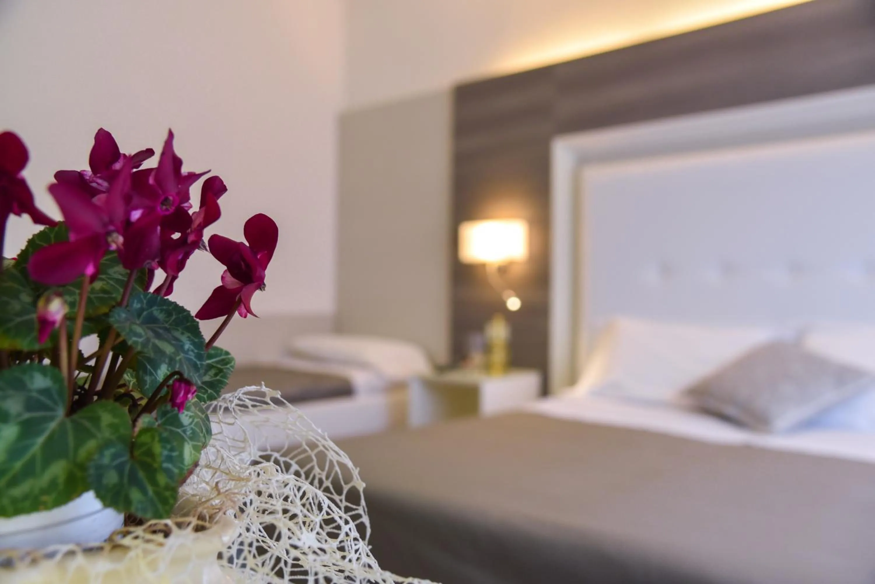 Decorative detail, Bed in Hotel Crystal