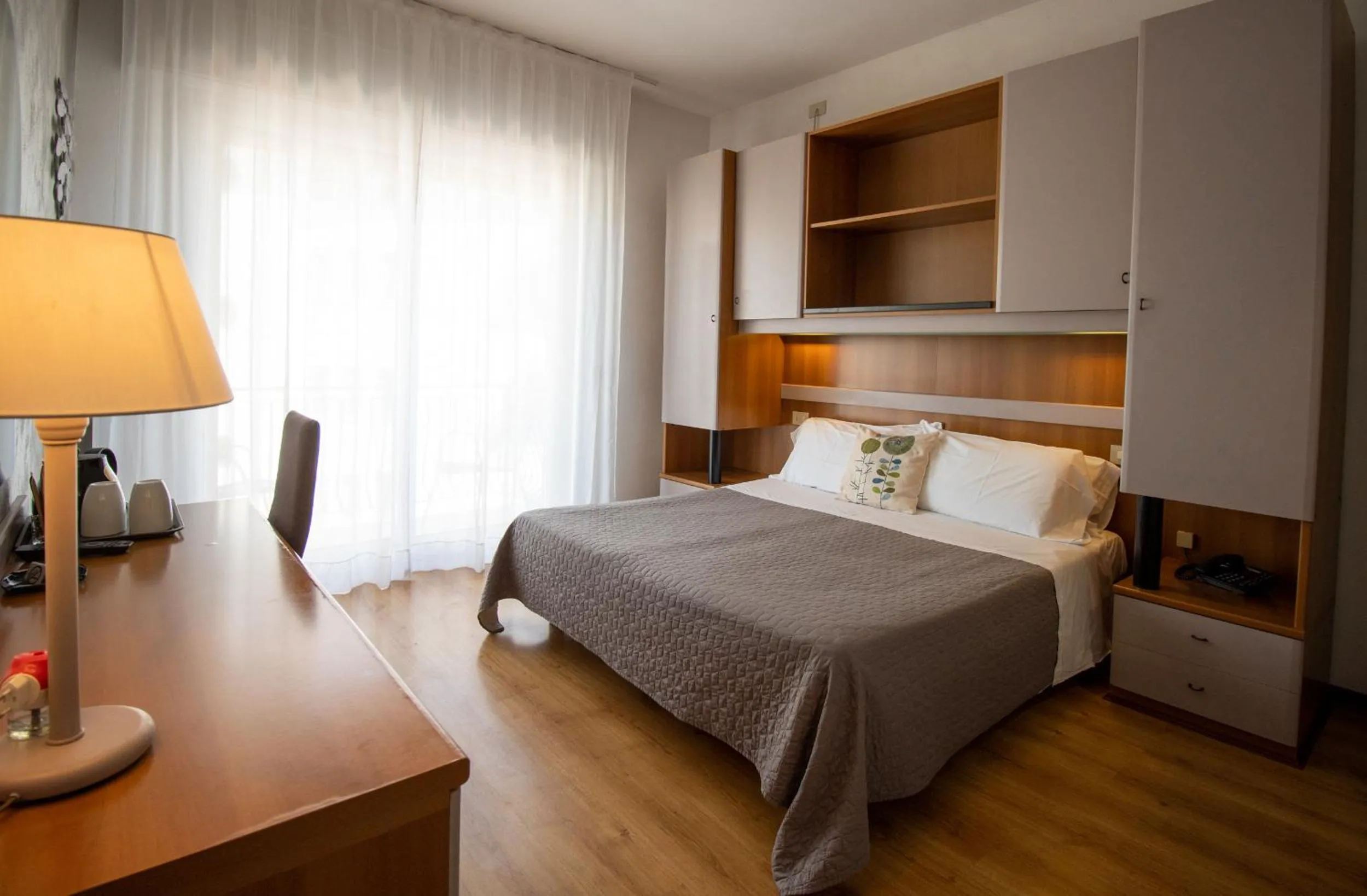 Bed in Hotel Crystal