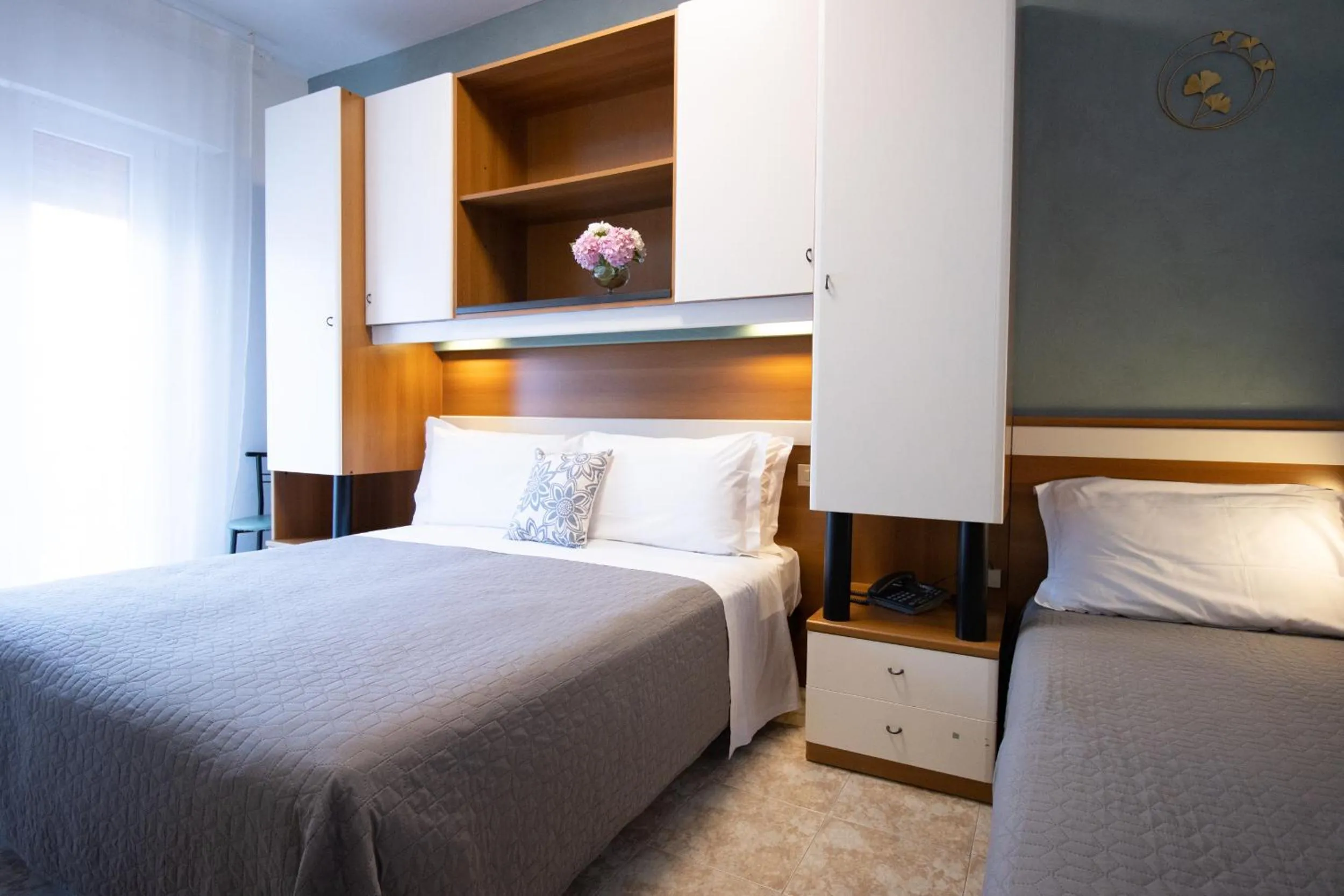 Bed in Hotel Crystal