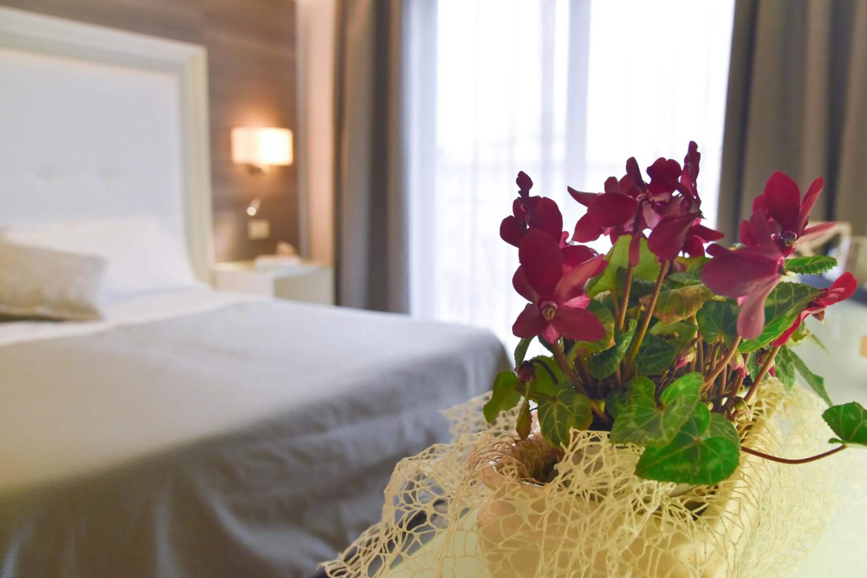 Decorative detail, Bed in Hotel Crystal