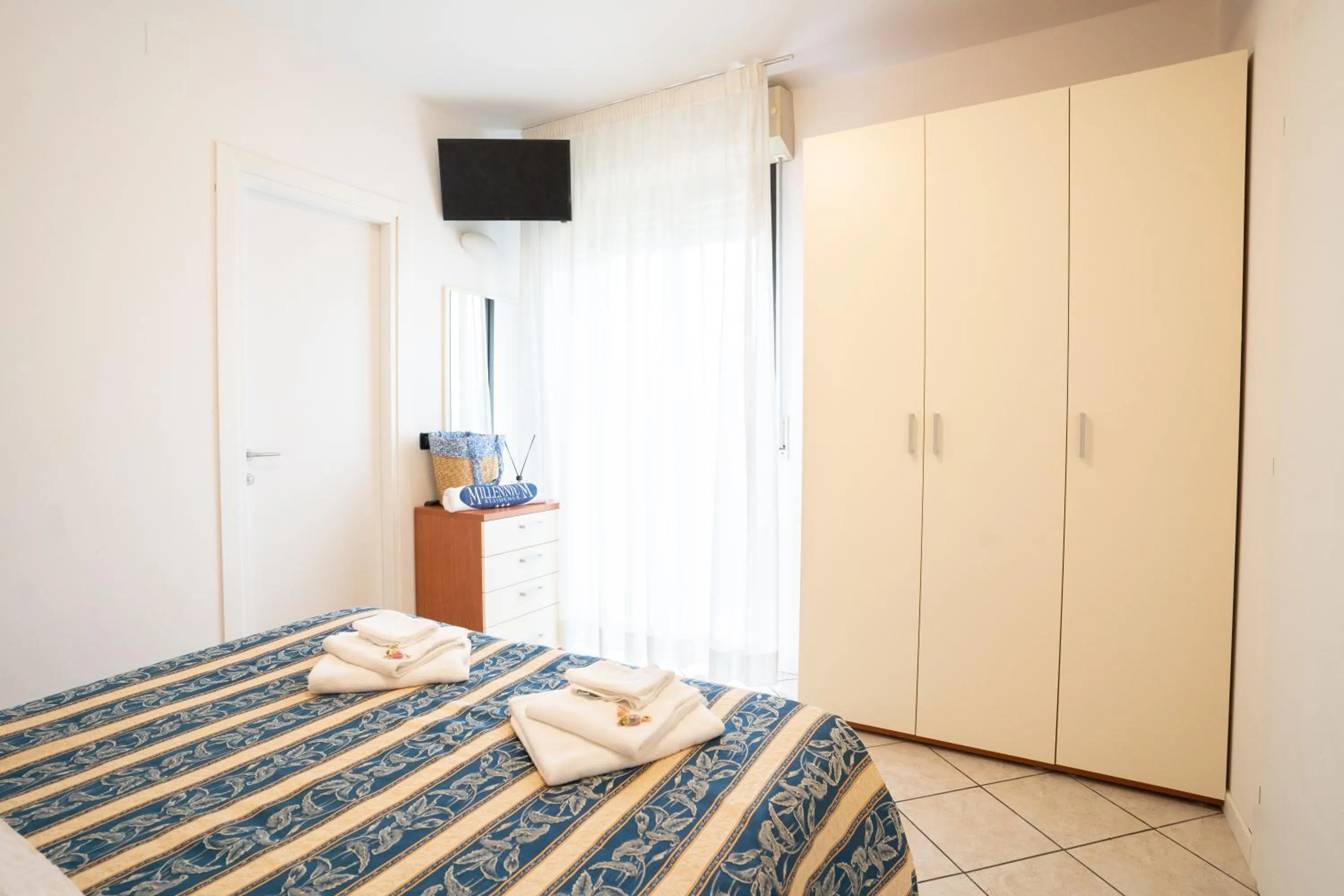 Bedroom, Bed in Residence Millennium