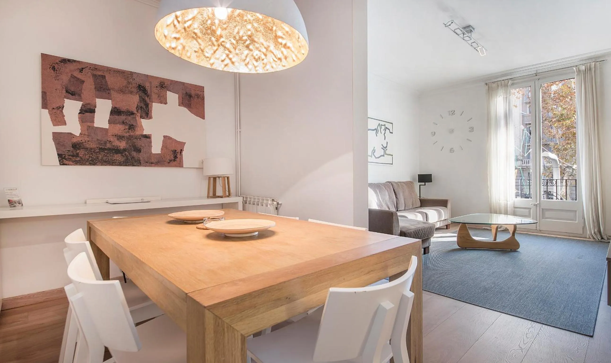 Living room in You Stylish Diagonal Apartments