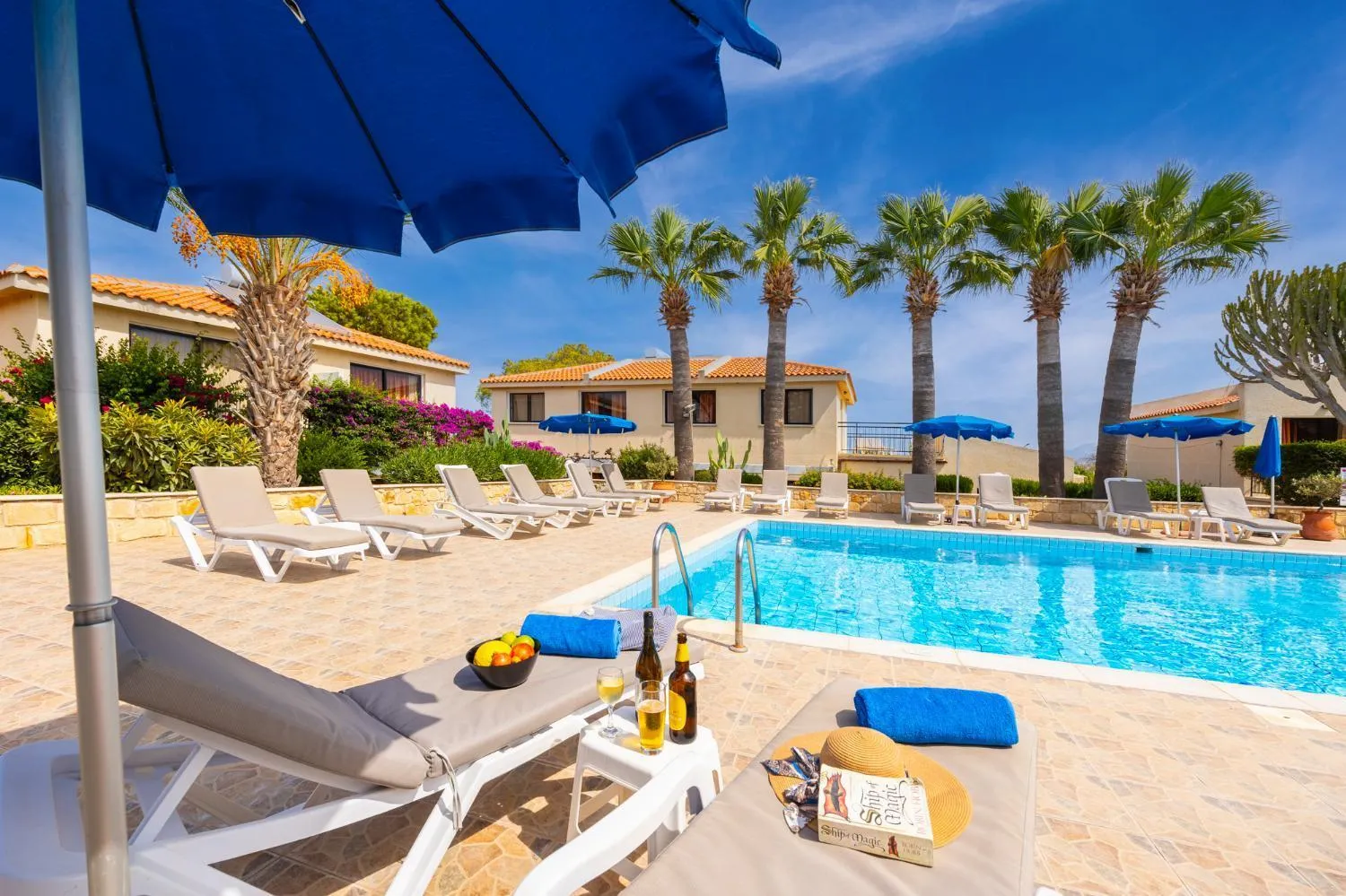 Patio in Tavros Hotel Apartments