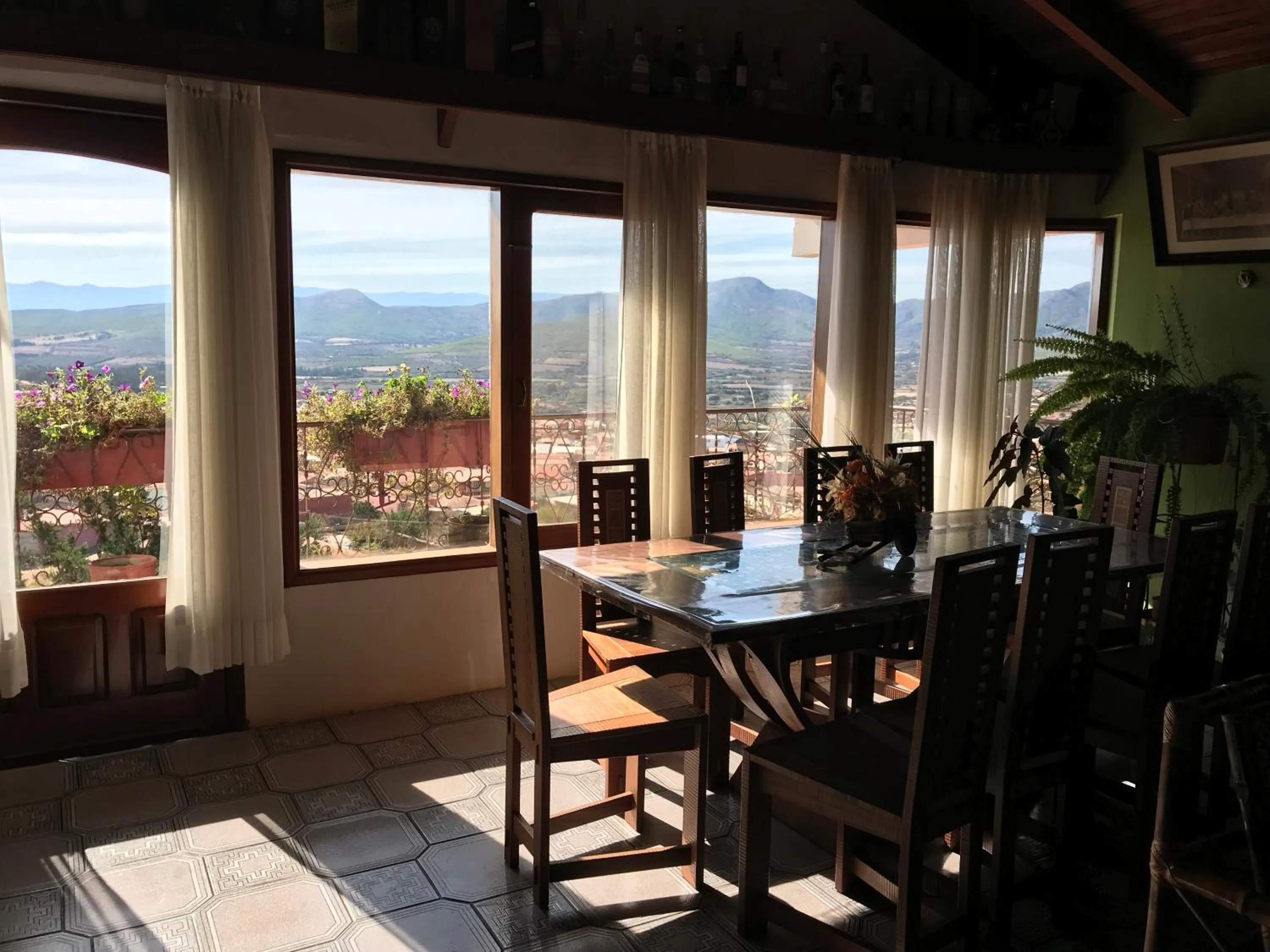 Balcony/Terrace in Cabaña El Mirador Vallegrande