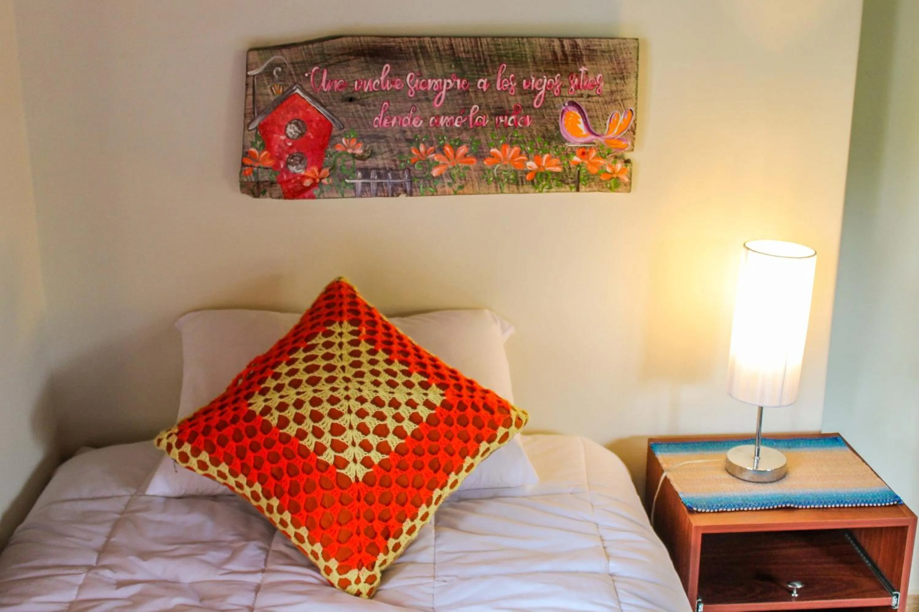 Bed in Cabaña El Mirador Vallegrande