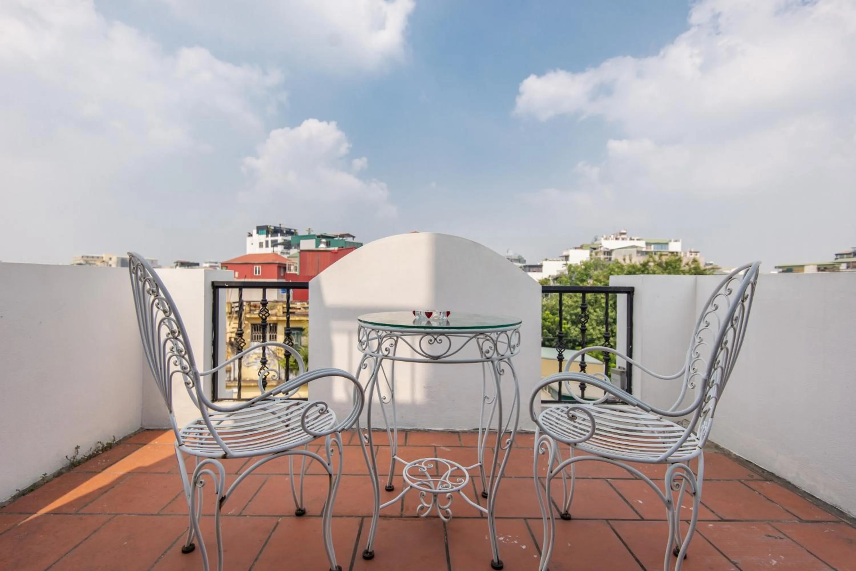 Patio in 22land Residence Hotel 71 Hang Bong Premium