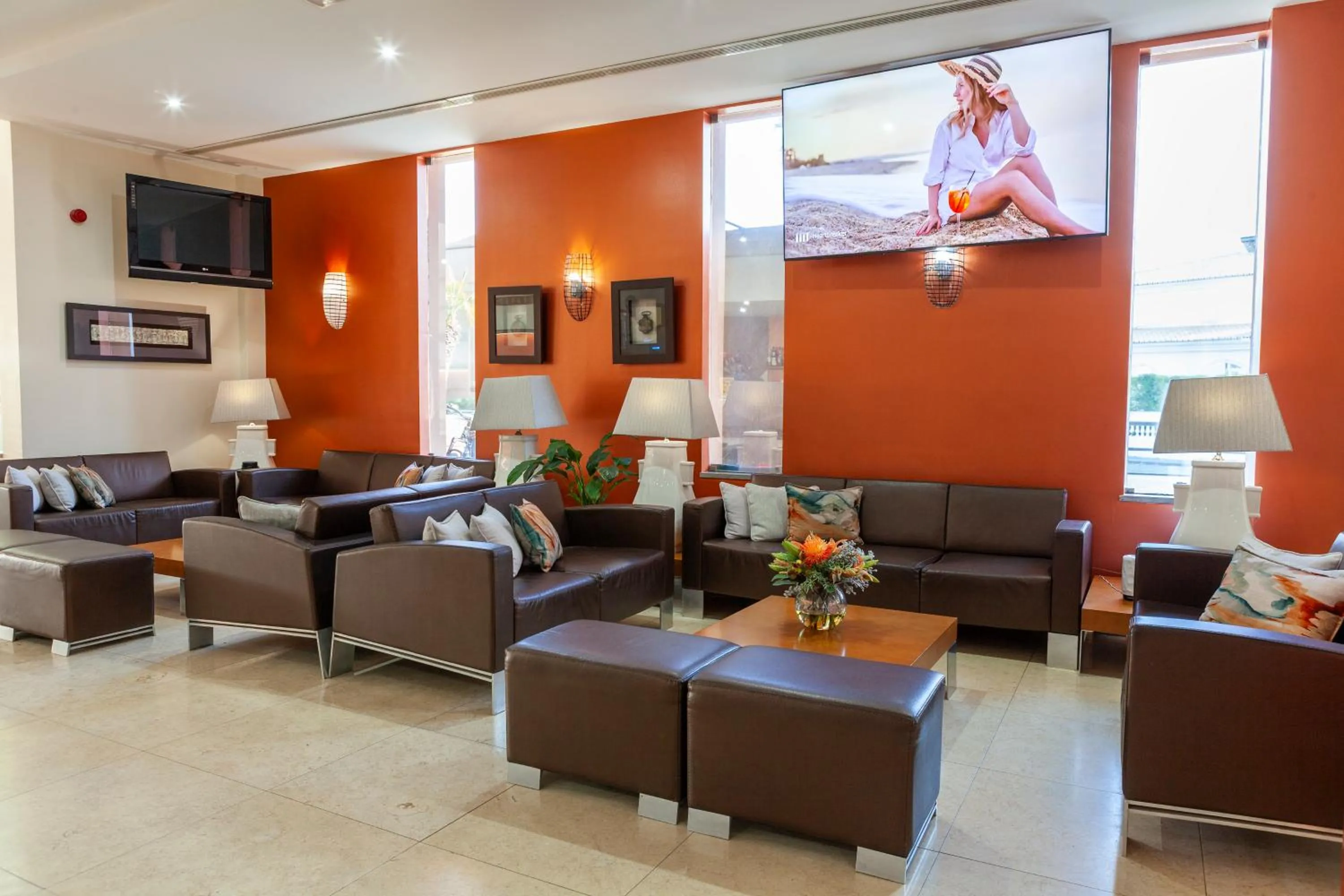 Lobby or reception in Hotel Praia Sol