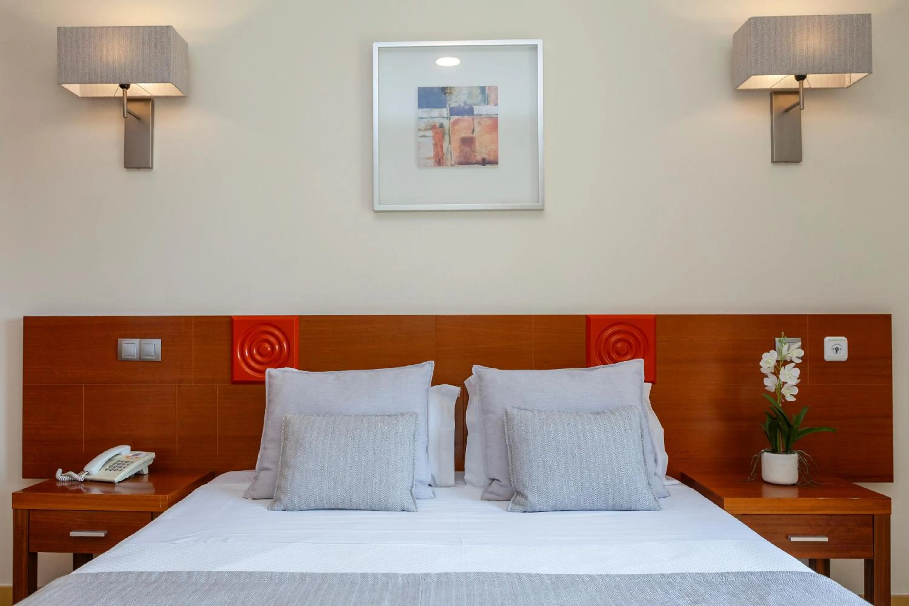 Bed in Hotel Praia Sol