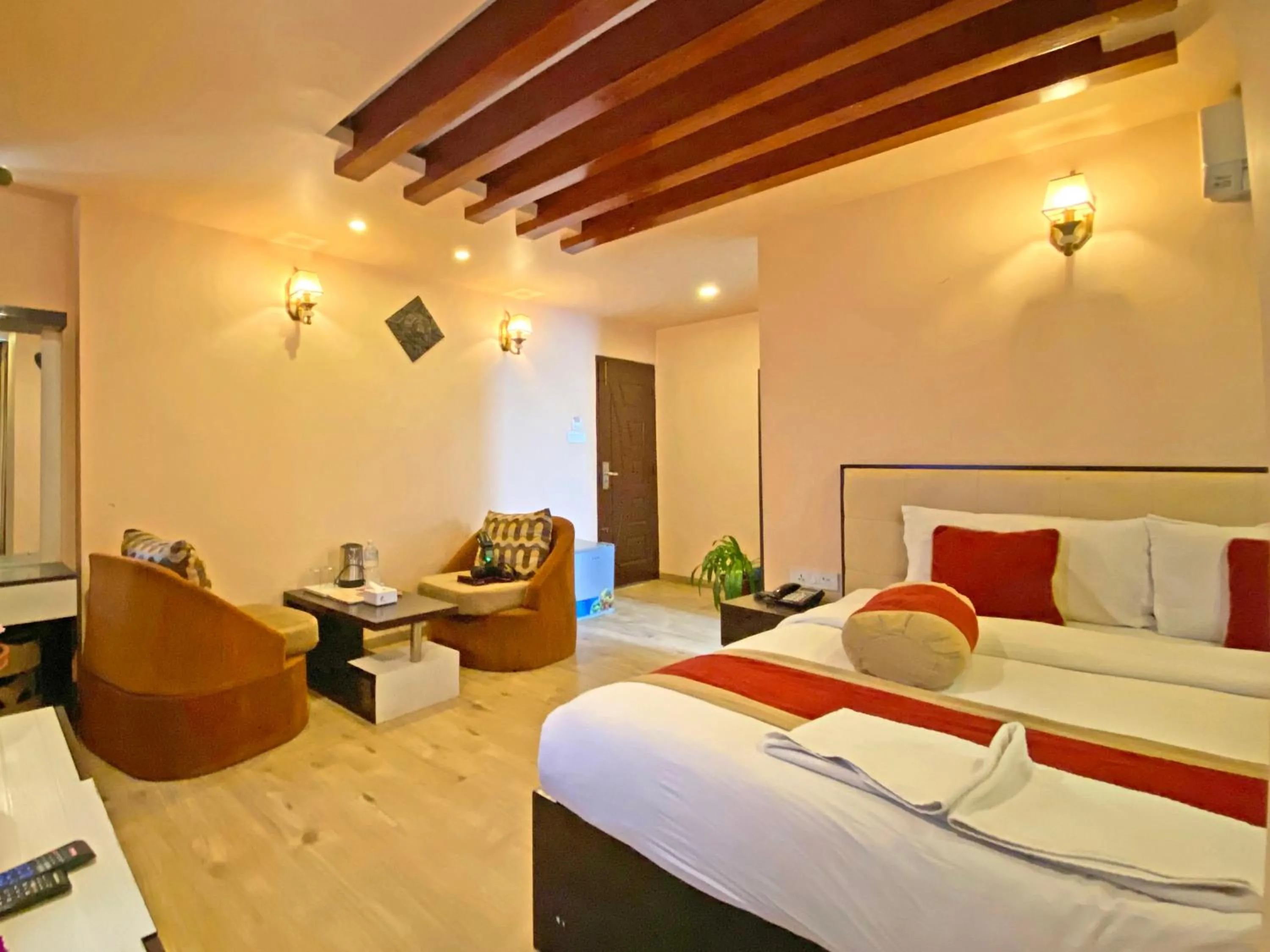 Bed in Hotel Readers Inn Pvt.Ltd