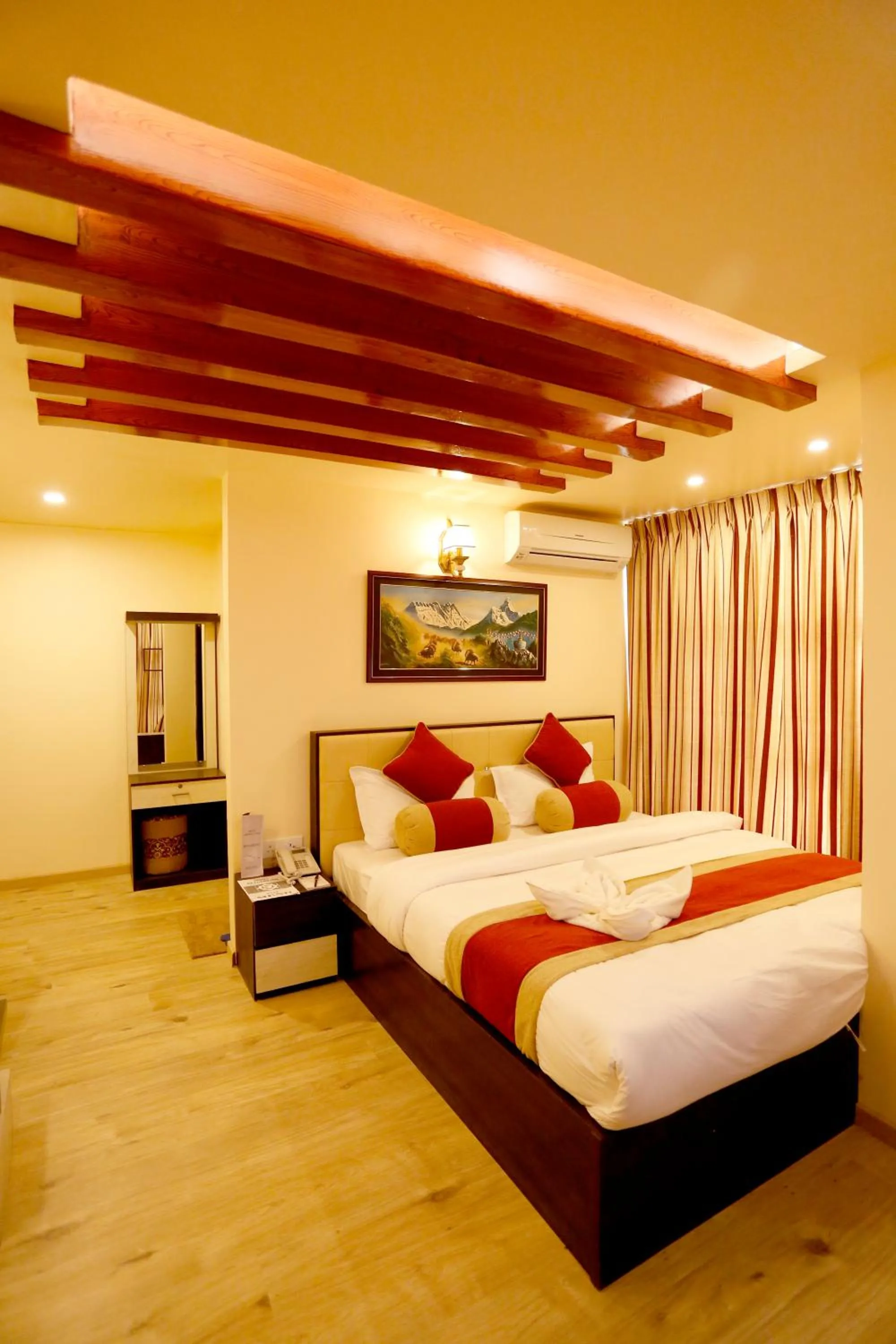 Bed in Hotel Readers Inn Pvt.Ltd