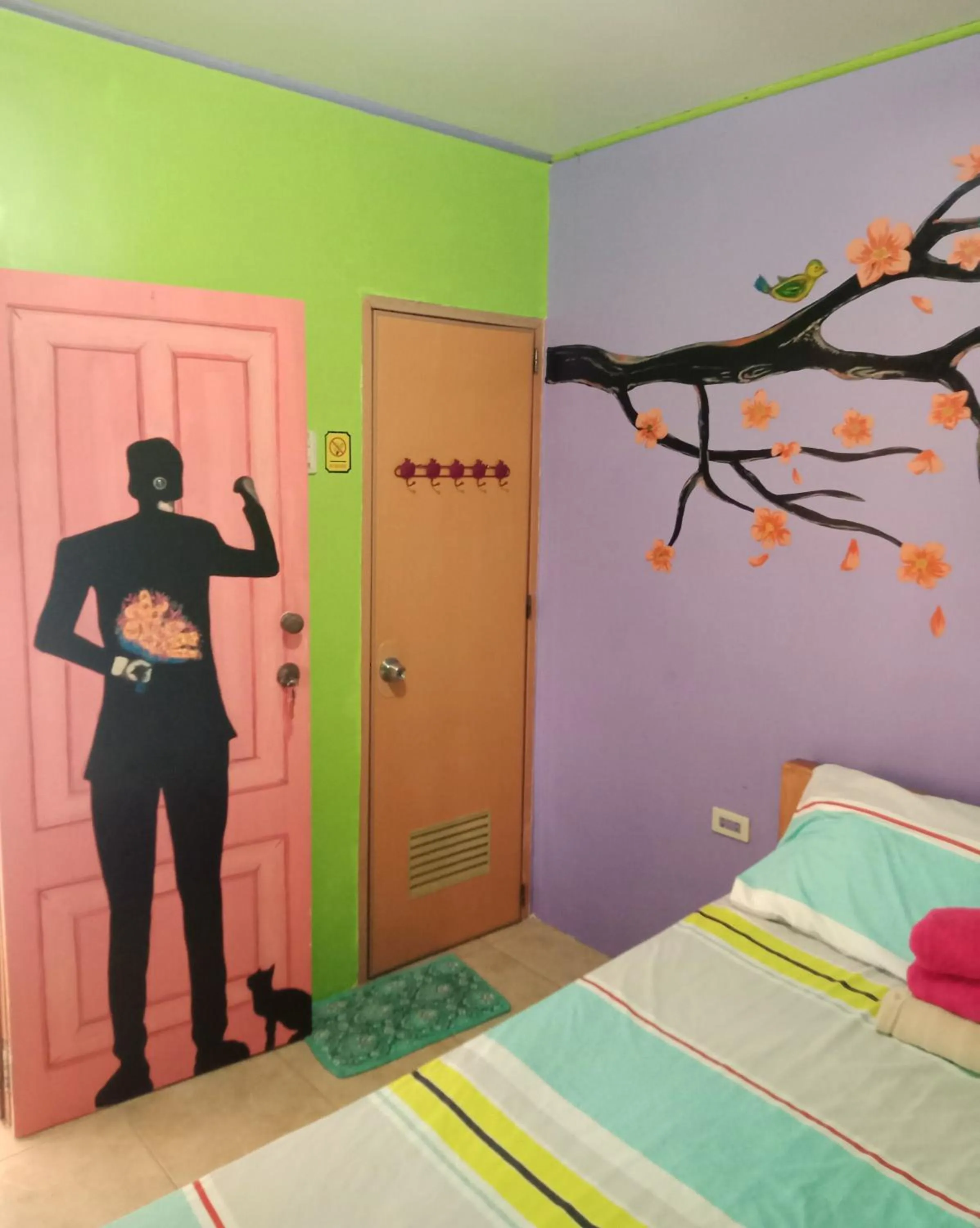 Bed in SmallFry's Beach Resort