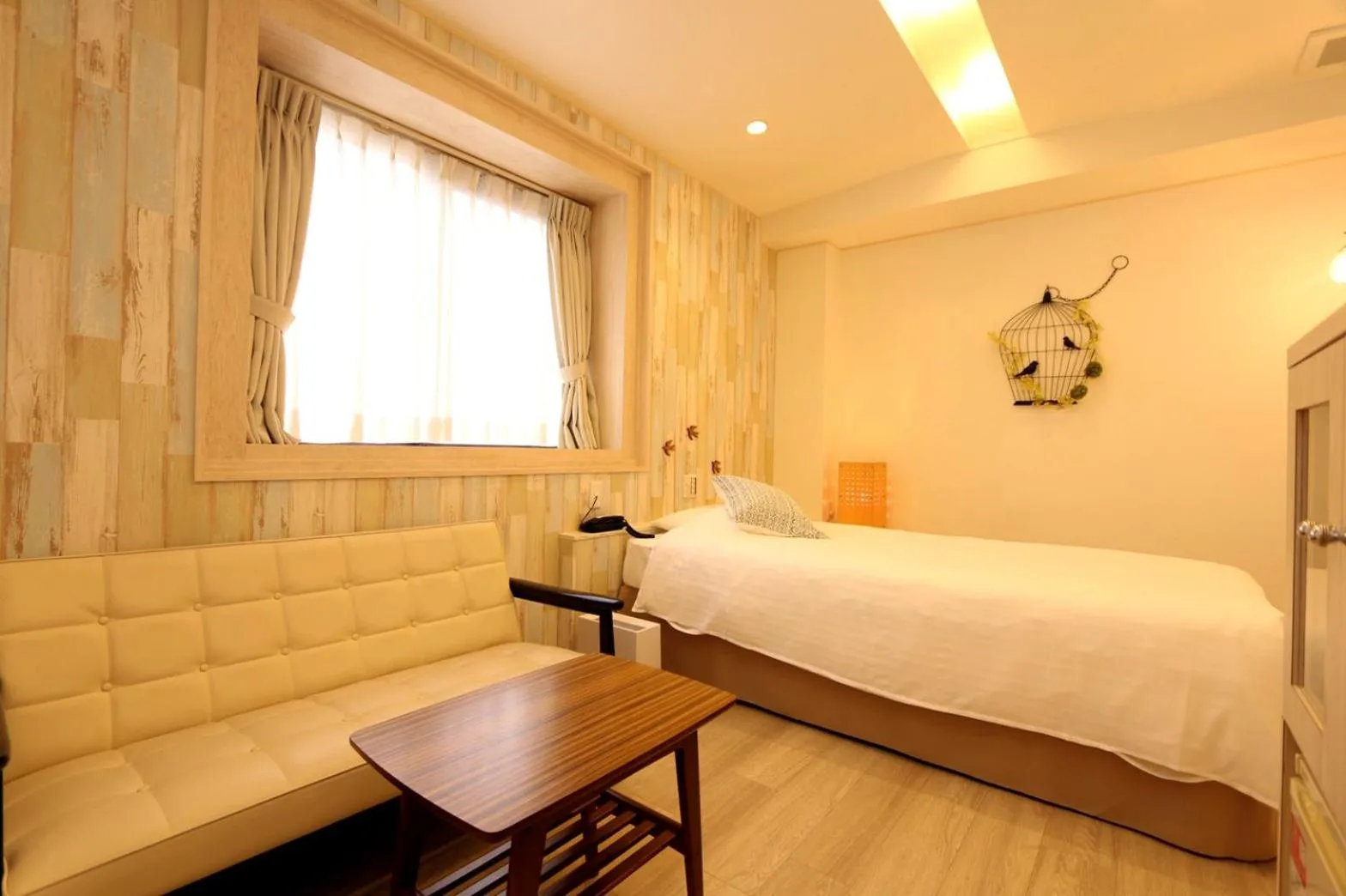 Photo of the whole room, Bed in Hotel 3 O'Clock Tennoji