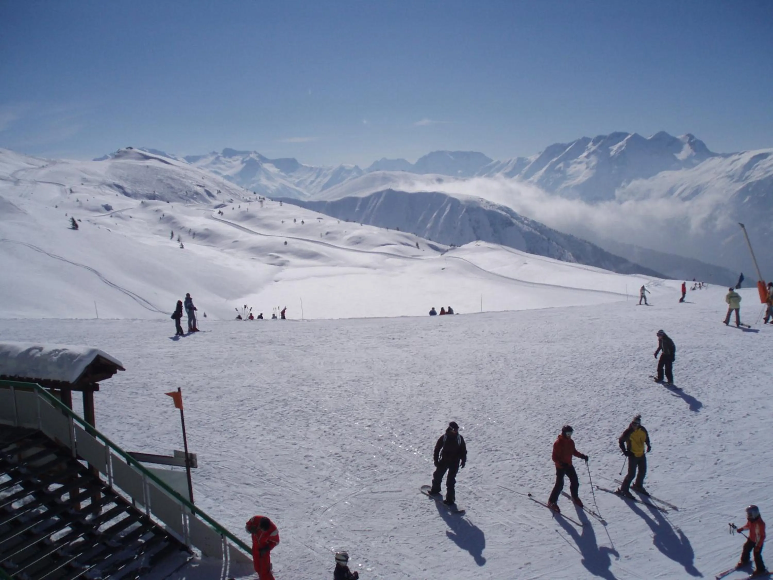 Skiing in Résidence les Valmonts Vaujany