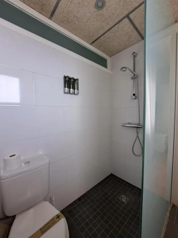 Shower in La Roqueta Hotel