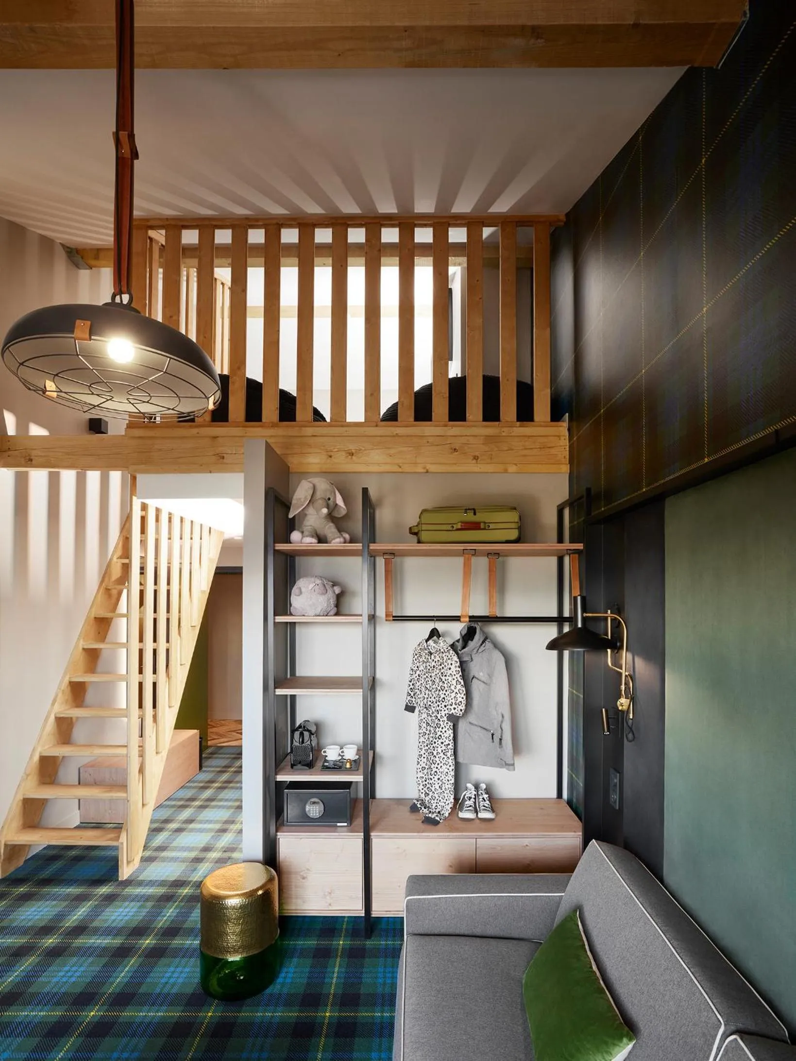 Living room in Chalet Alpen Valley, Mont-Blanc