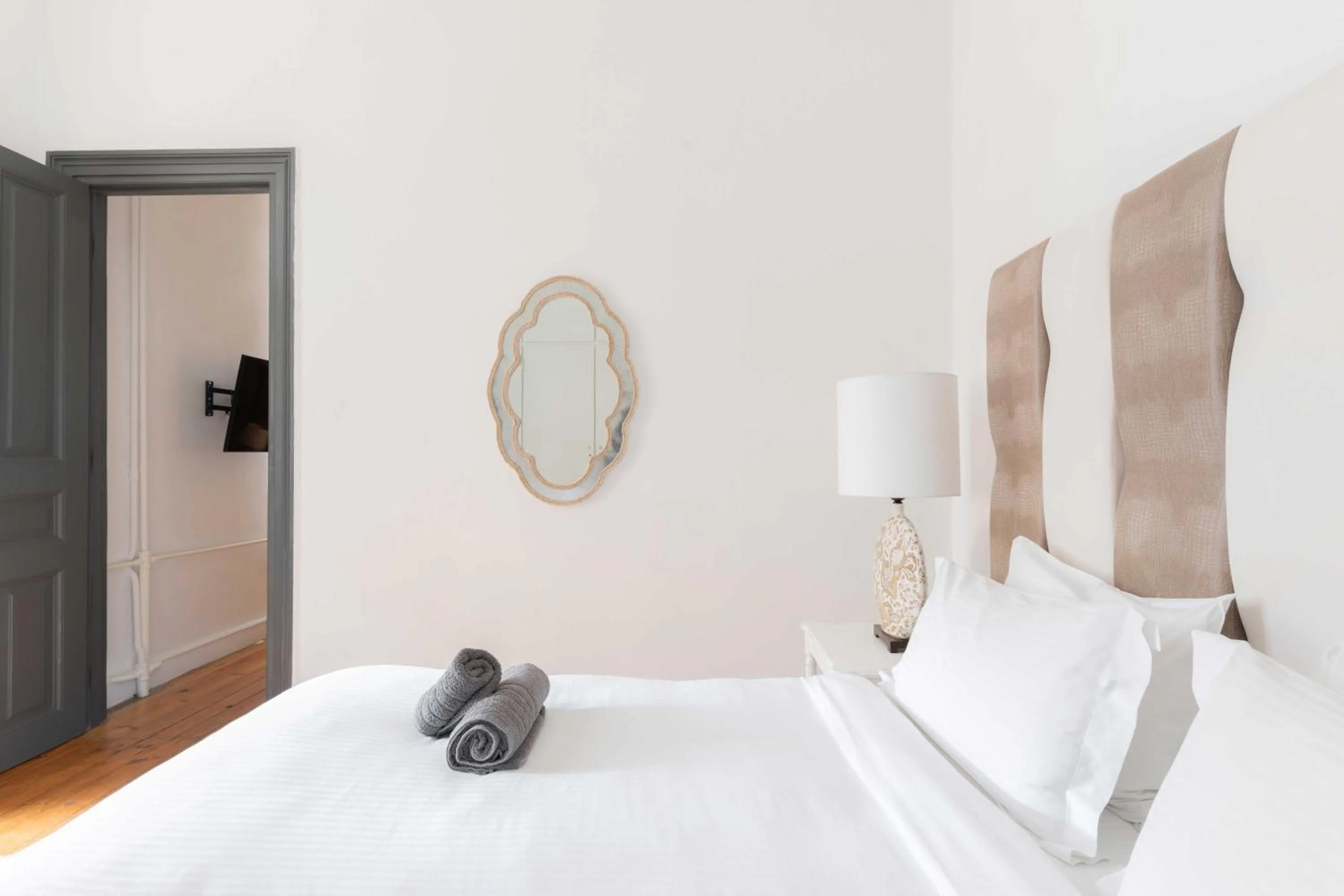 Bed in Art Pantheon - Suites & Apartments