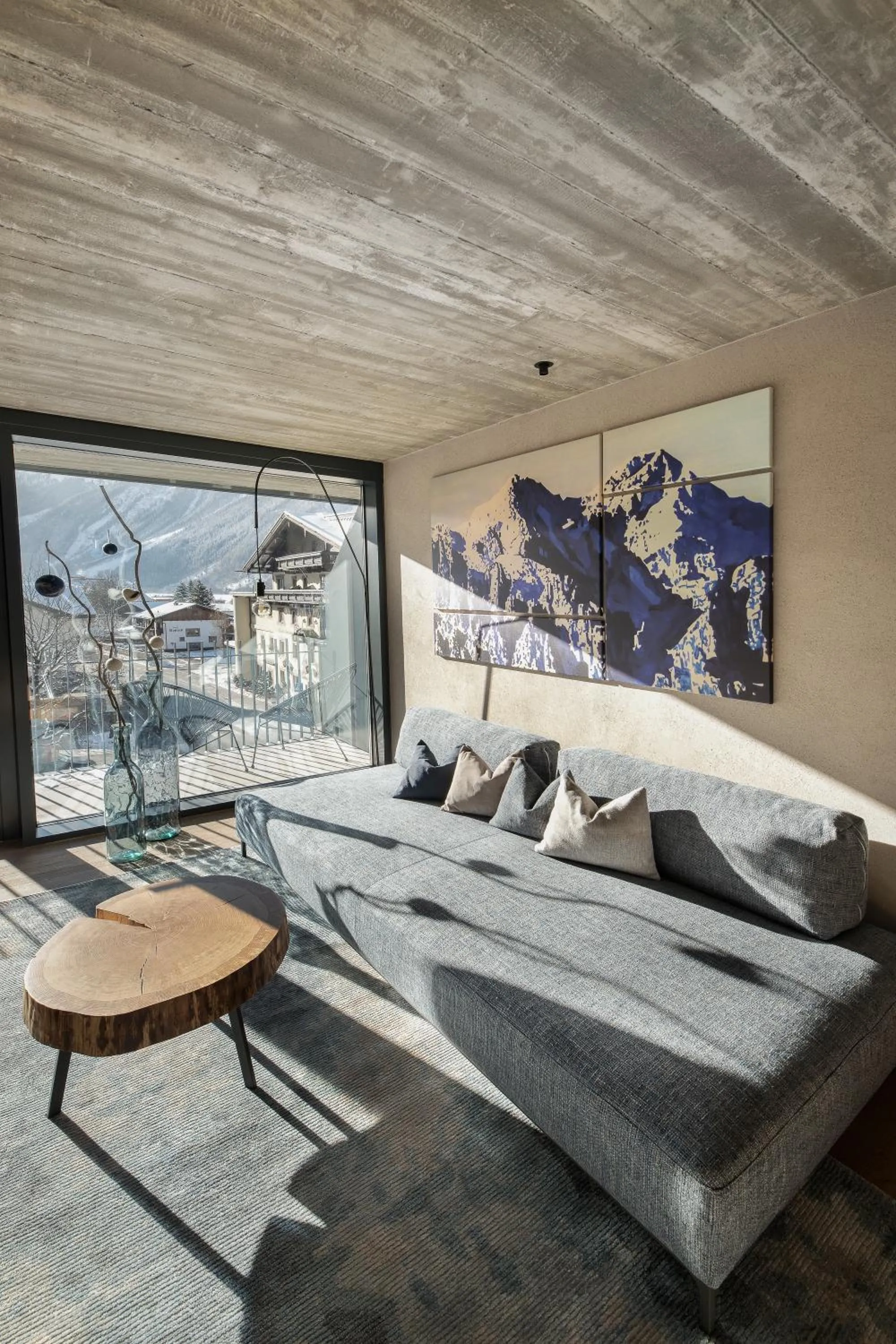 Living room in Glanz & Glory Appartements Längenfeld