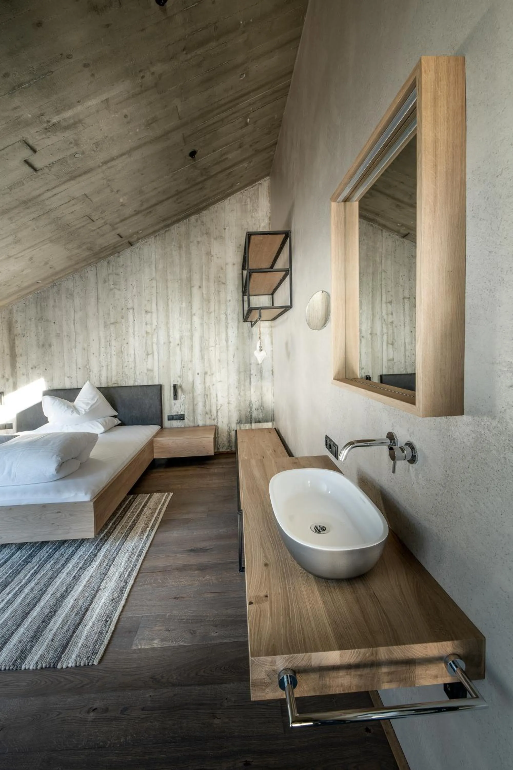 Bathroom, Bed in Glanz & Glory Appartements Längenfeld