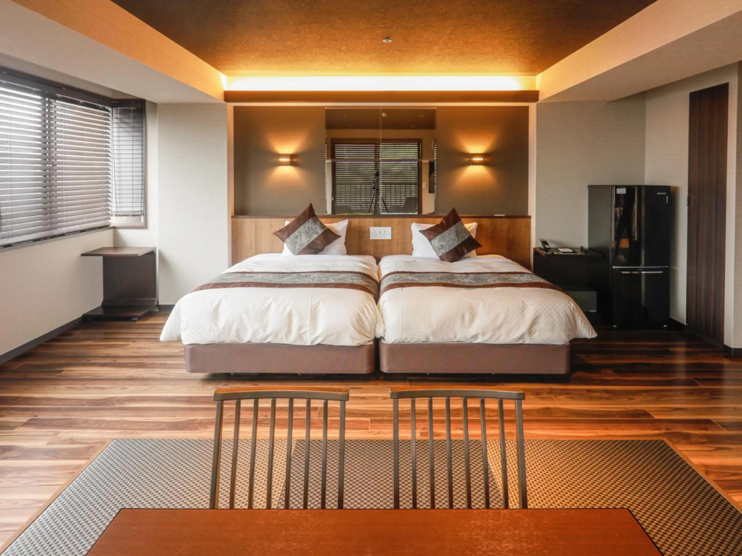 Bed in LiVEMAX RESORT Aki Miyajima