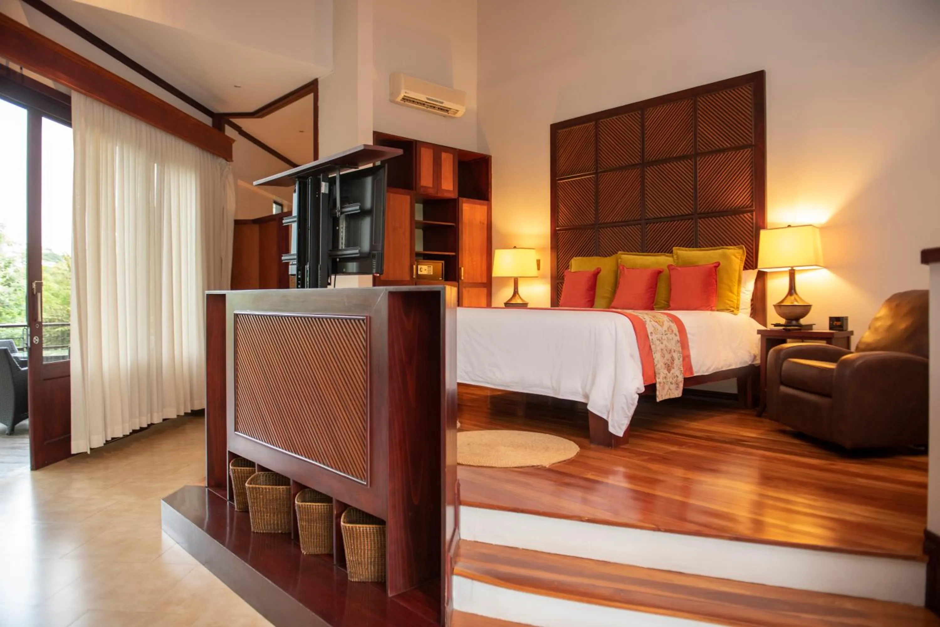 Bedroom, Bed in Hotel Bosque del Mar Playa Hermosa