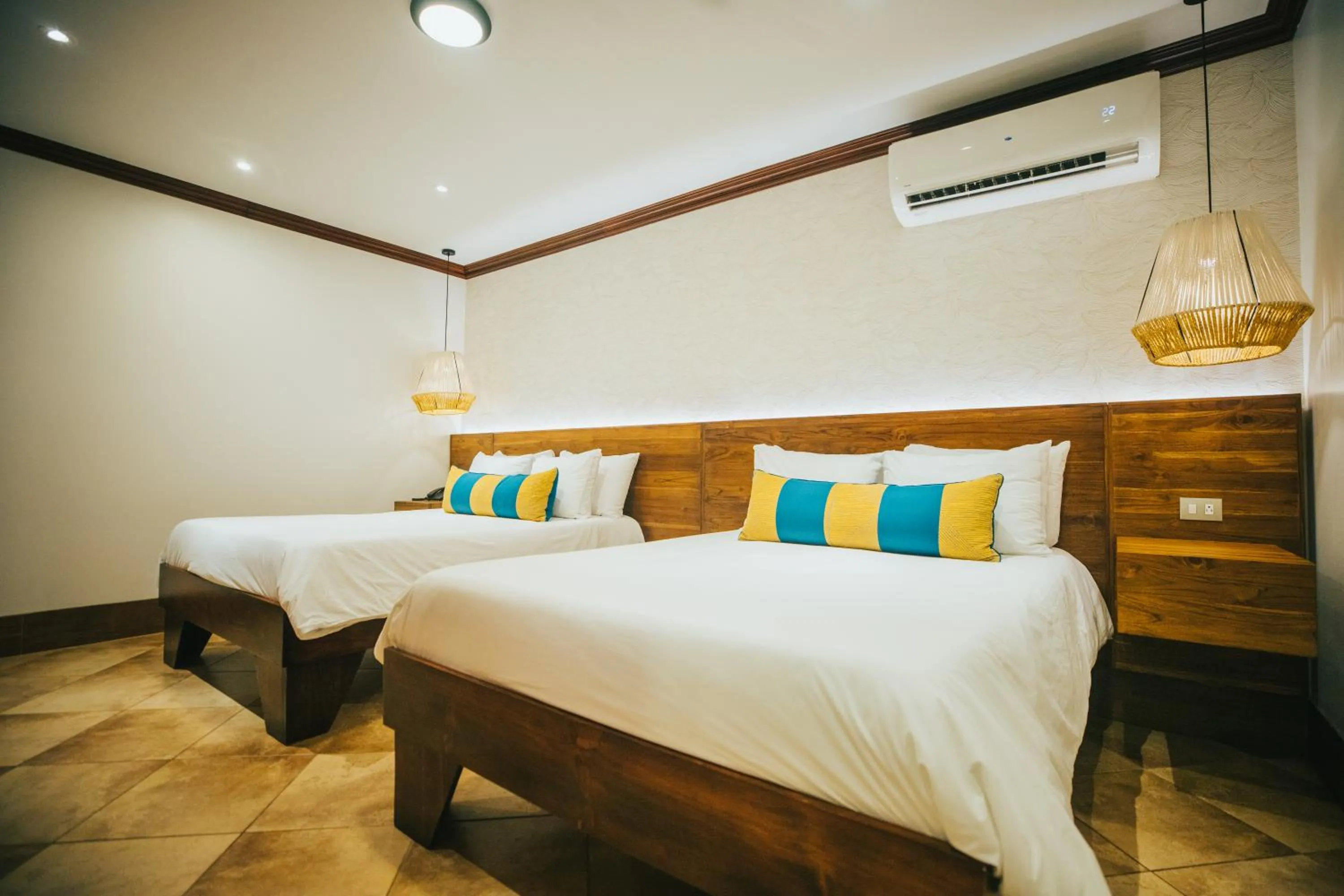 Bedroom, Bed in Hotel Bosque del Mar Playa Hermosa