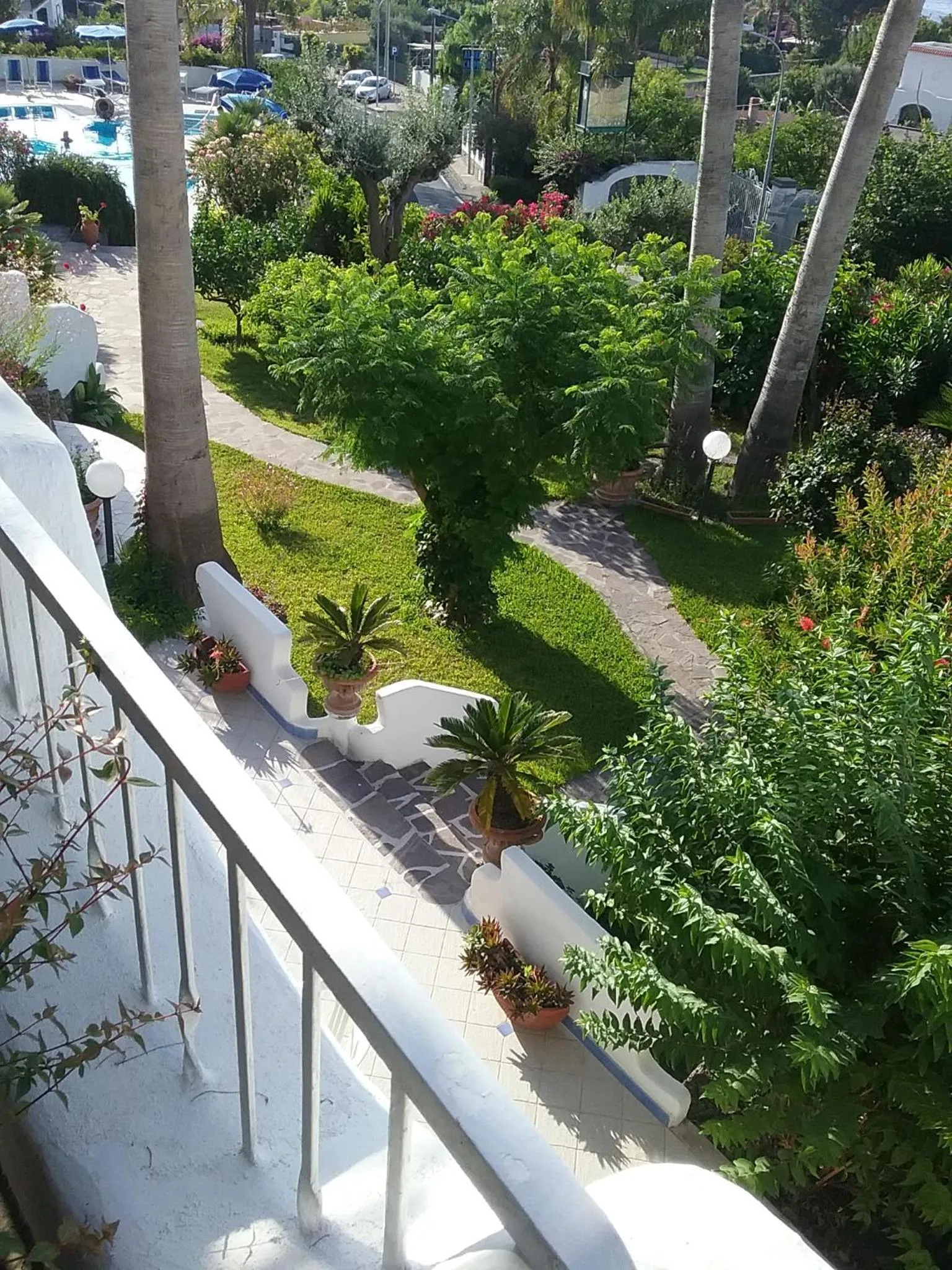 Garden view in Hotel Parco Conte