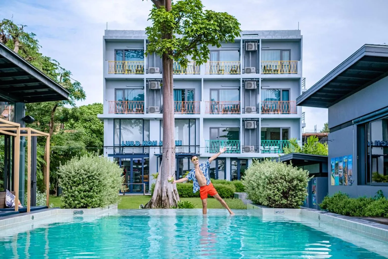 Property building in Lub d Koh Samui Chaweng Beach - Beachfront & Vibrant Social Vibe