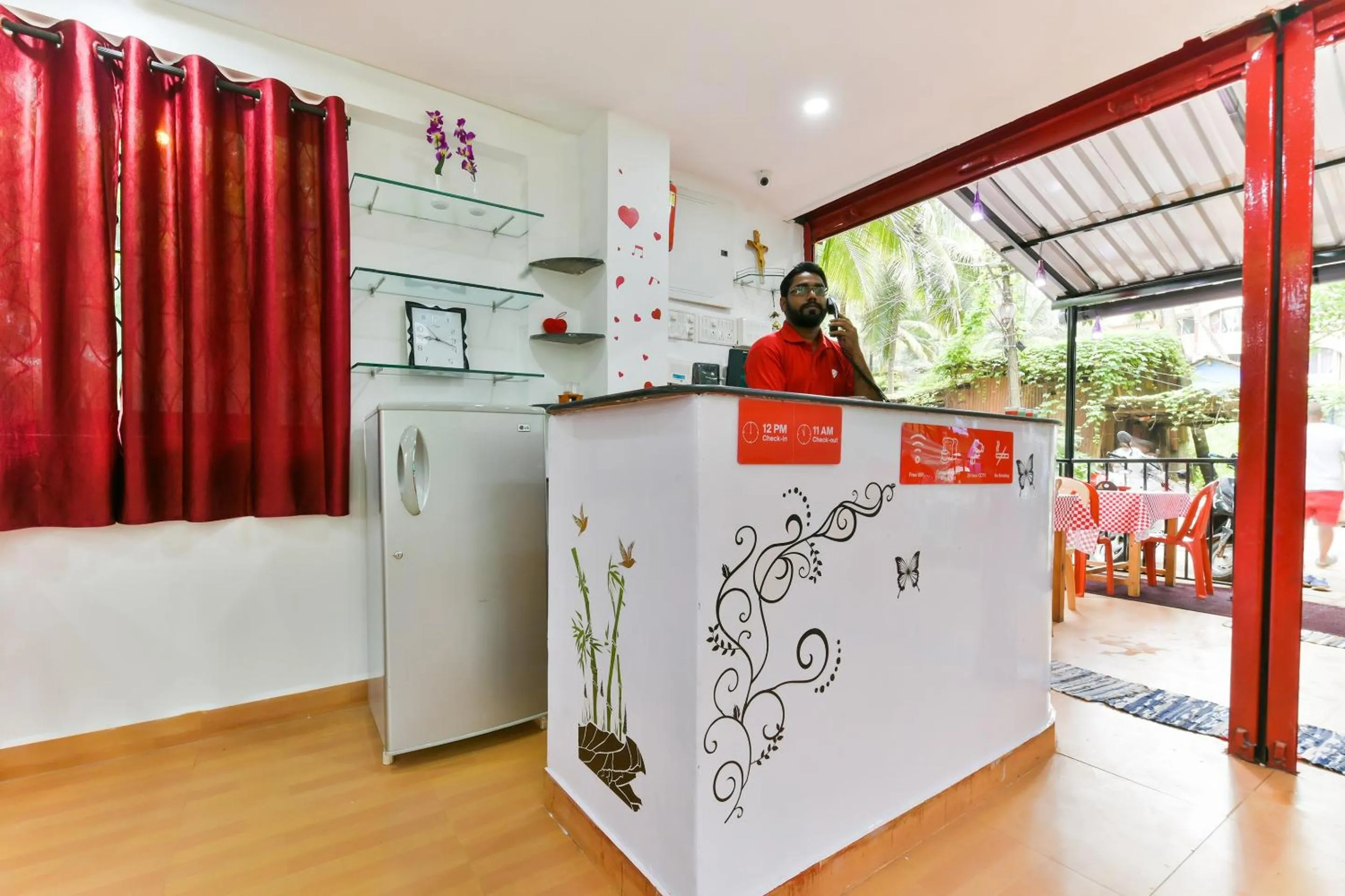 Lobby or reception in Hotel O Route Near Calangute Beach