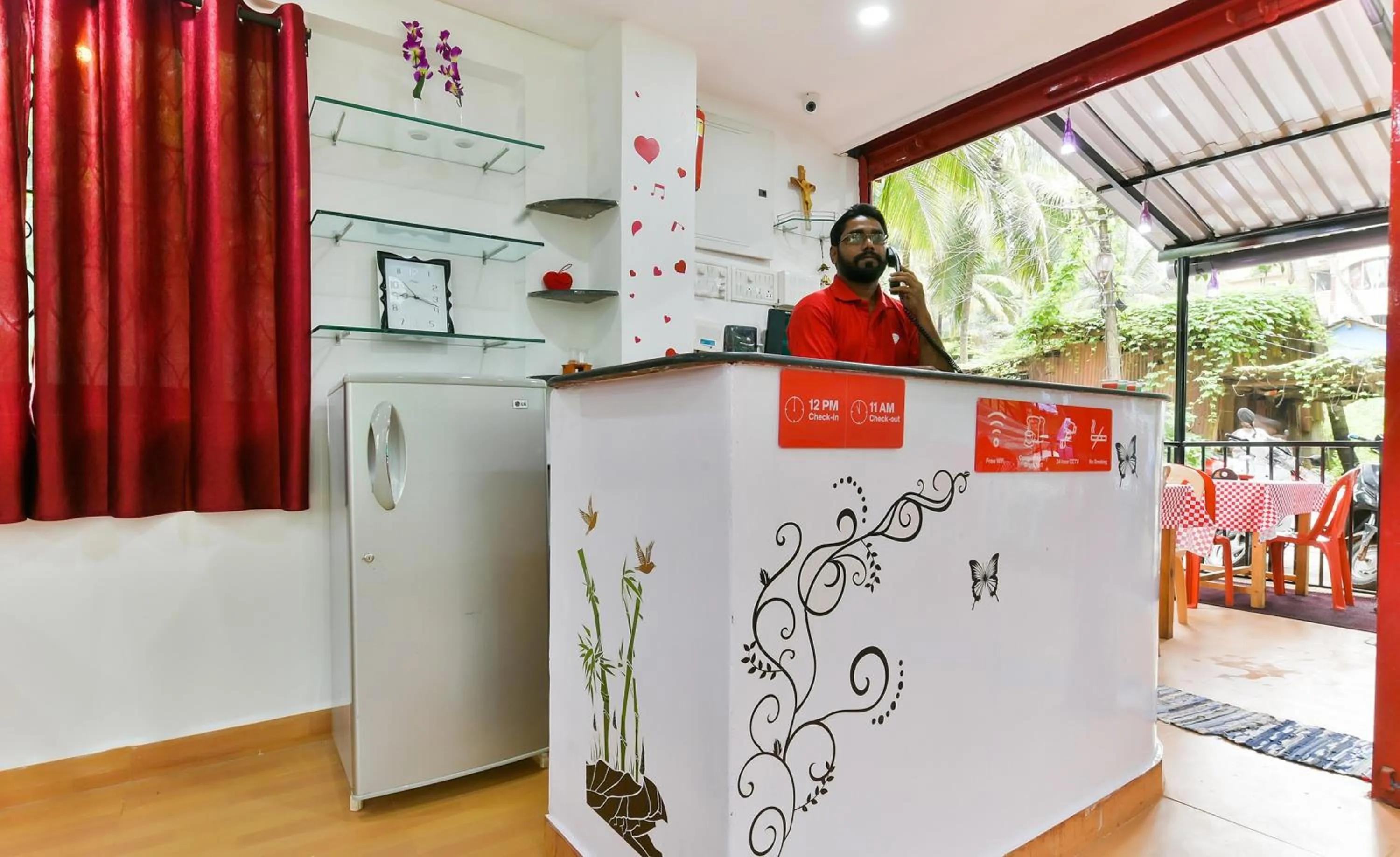 Lobby or reception in Hotel O Route Near Calangute Beach