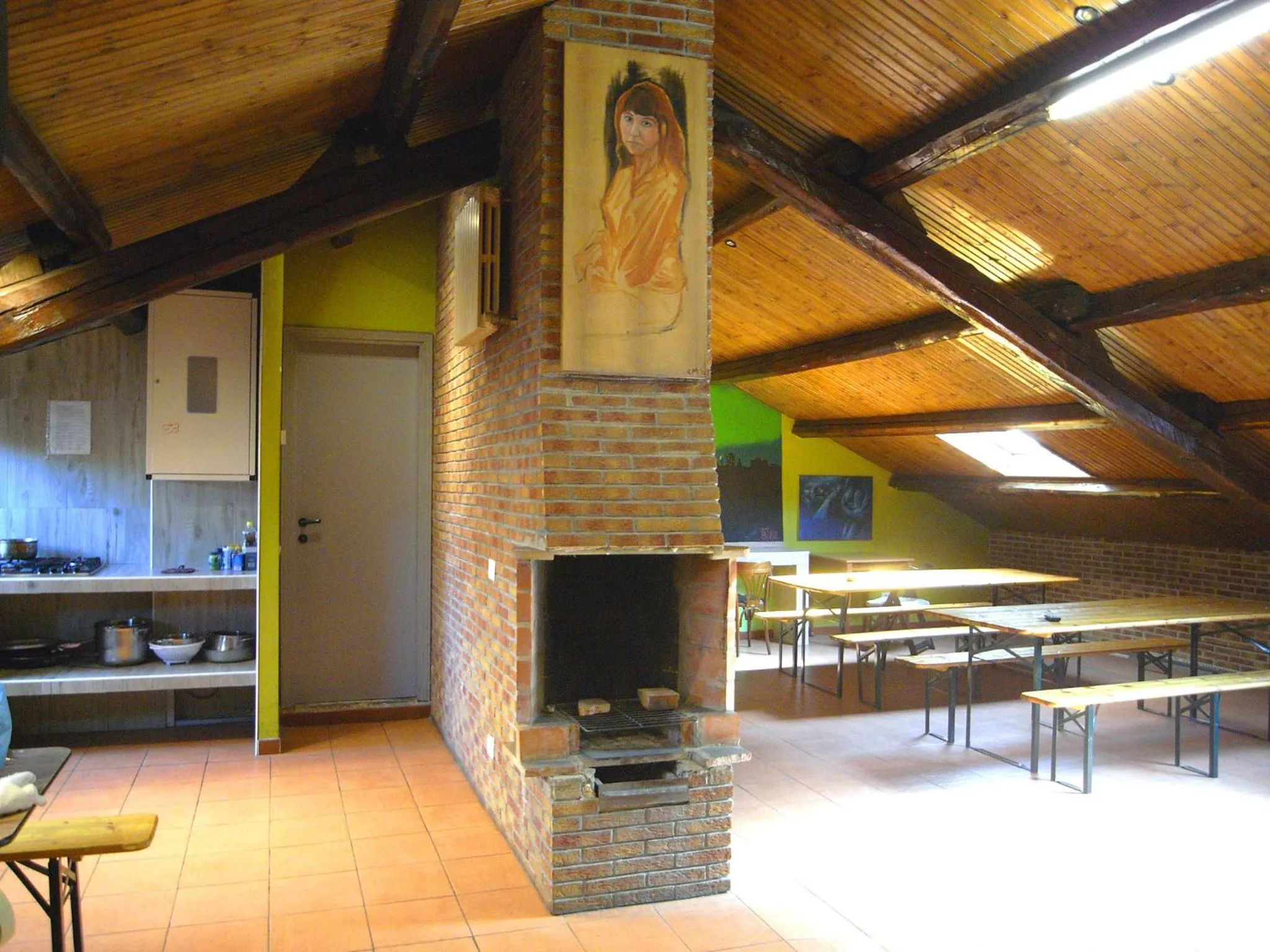 Communal lounge/ TV room, Seating Area in Hostel California