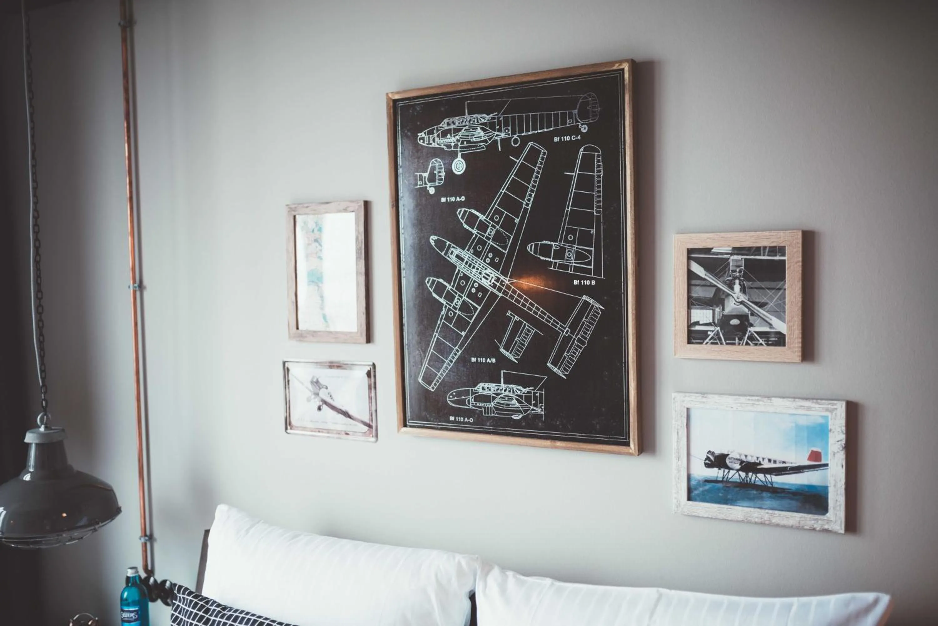 Bed in Fliegerdeich Hotel & Restaurant