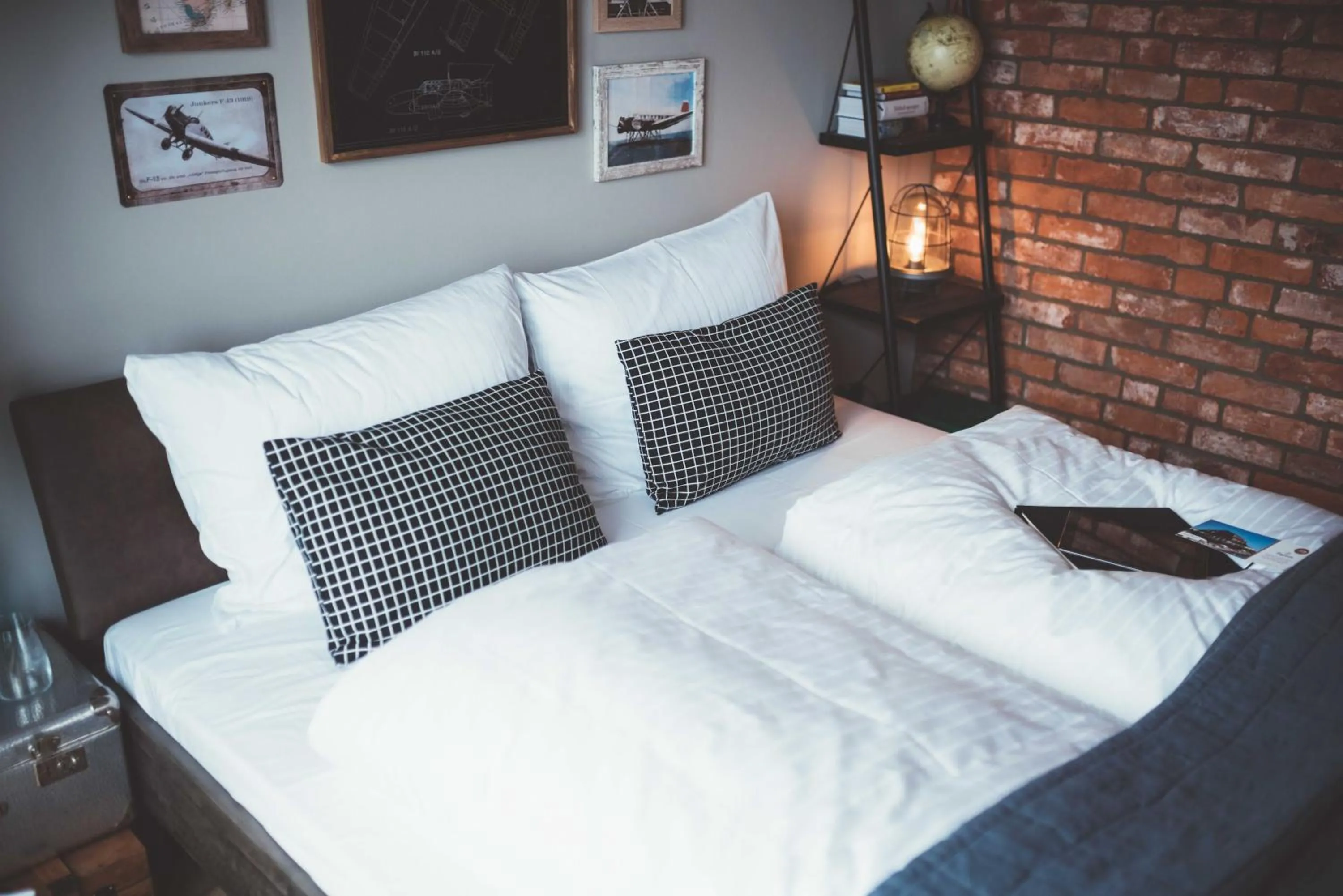 Bed in Fliegerdeich Hotel & Restaurant