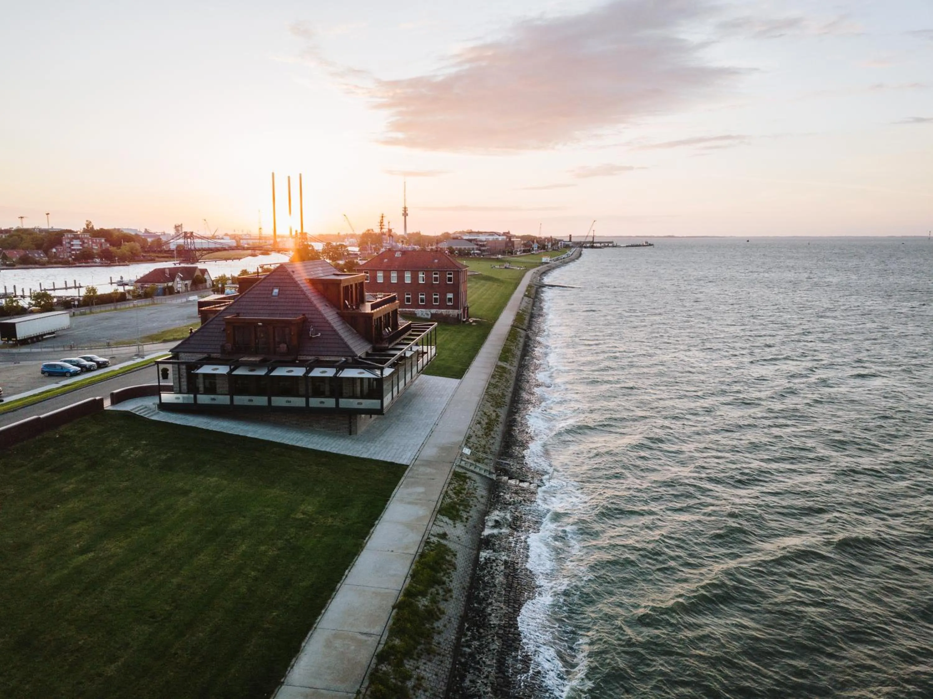Bird's eye view in Fliegerdeich Hotel & Restaurant