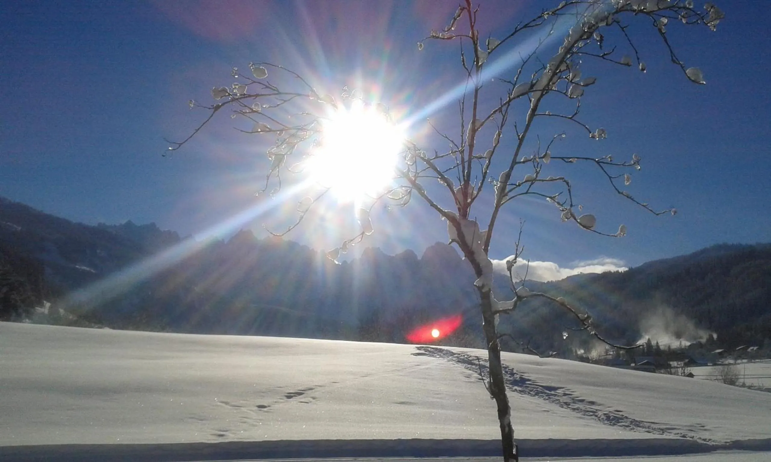 Mountain view in Hotel - Restaurant Gosauerhof