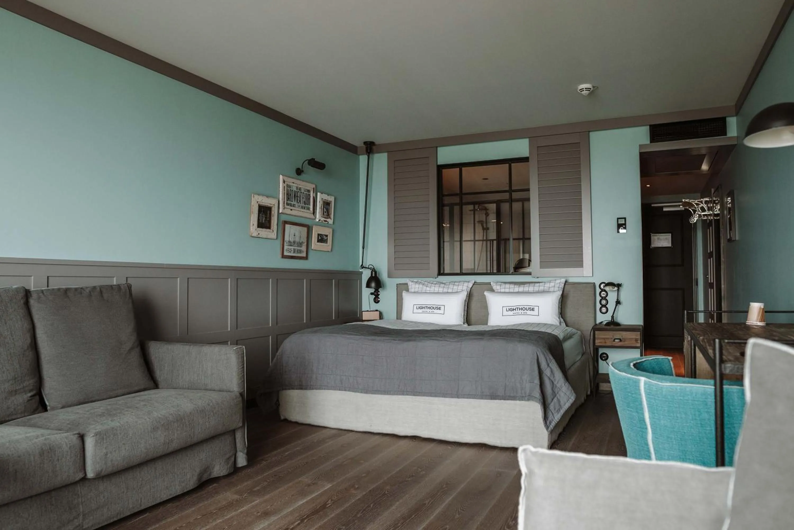 Bed in Lighthouse Hotel & Spa