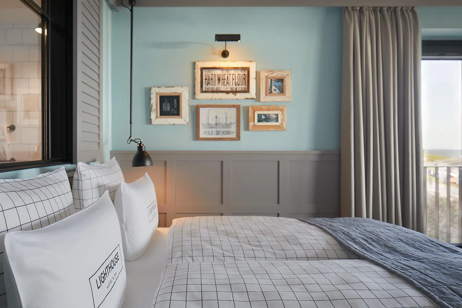 Bed in Lighthouse Hotel & Spa