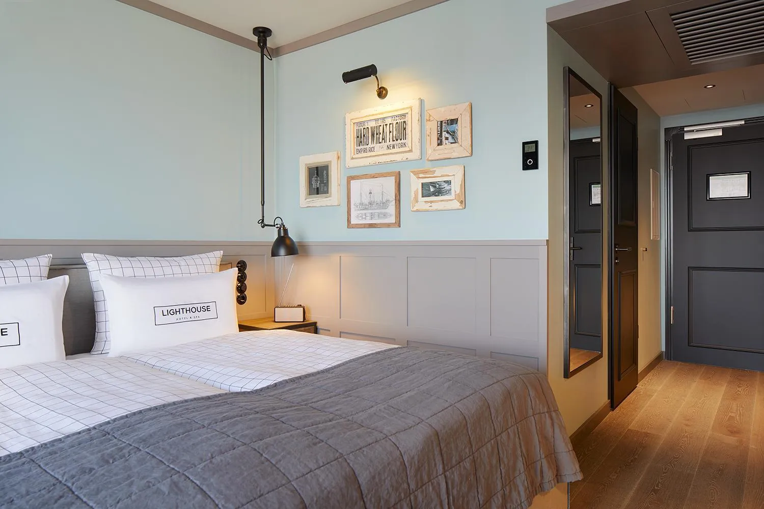 Bed in Lighthouse Hotel & Spa