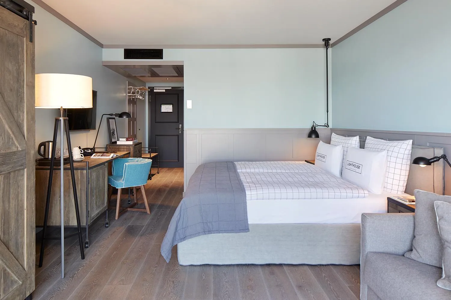 Bed in Lighthouse Hotel & Spa