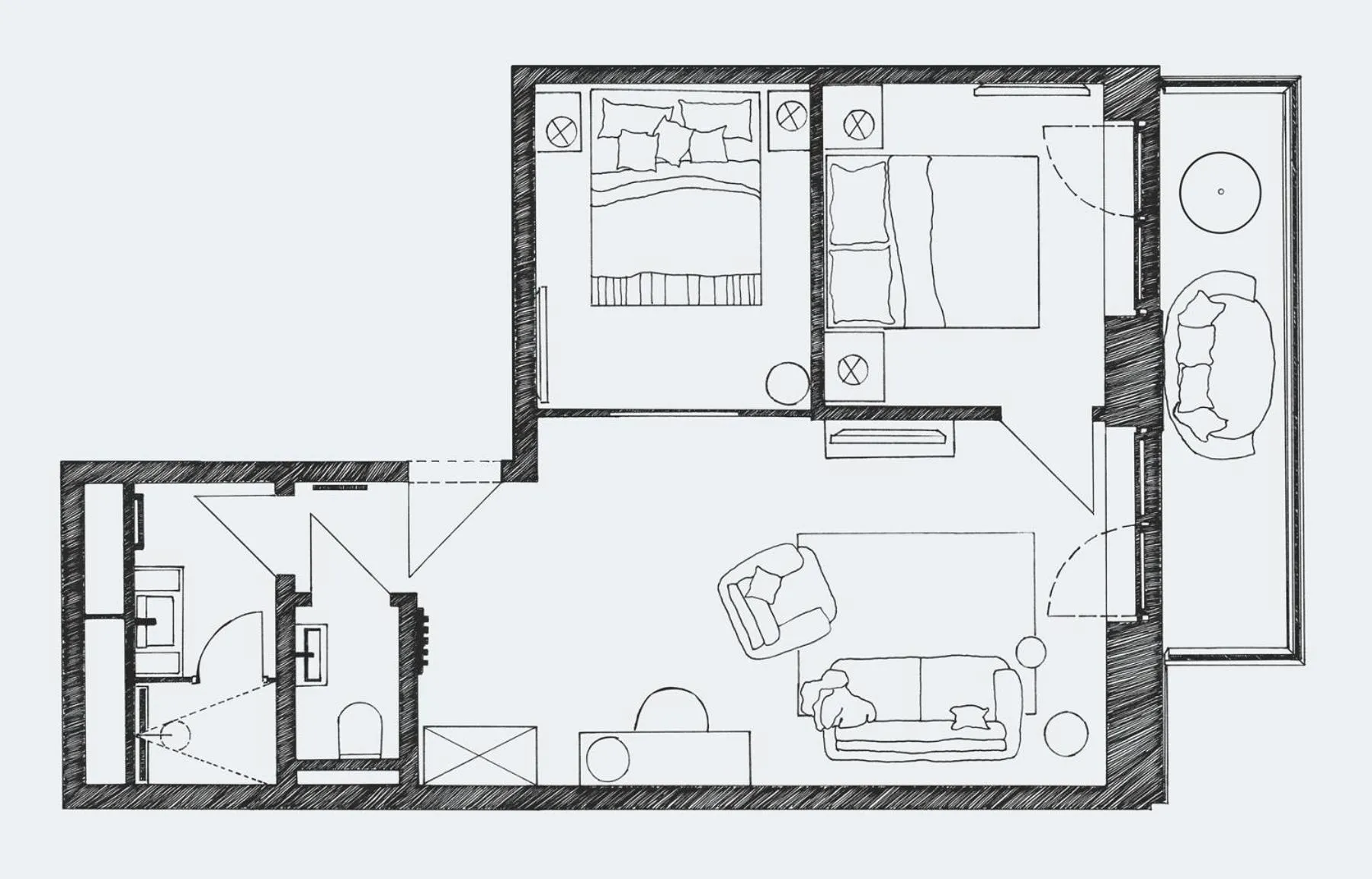 Floor plan in Lighthouse Hotel & Spa