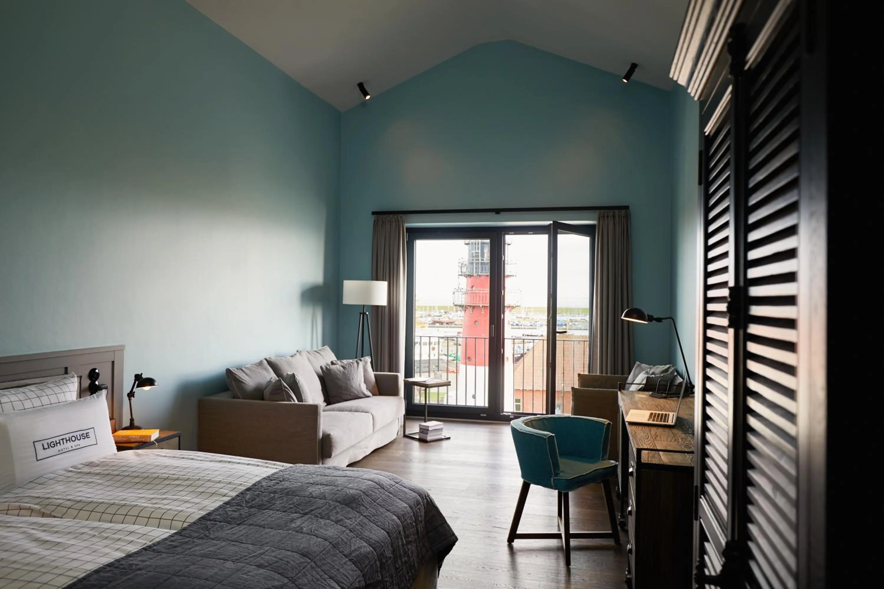 Bed in Lighthouse Hotel & Spa