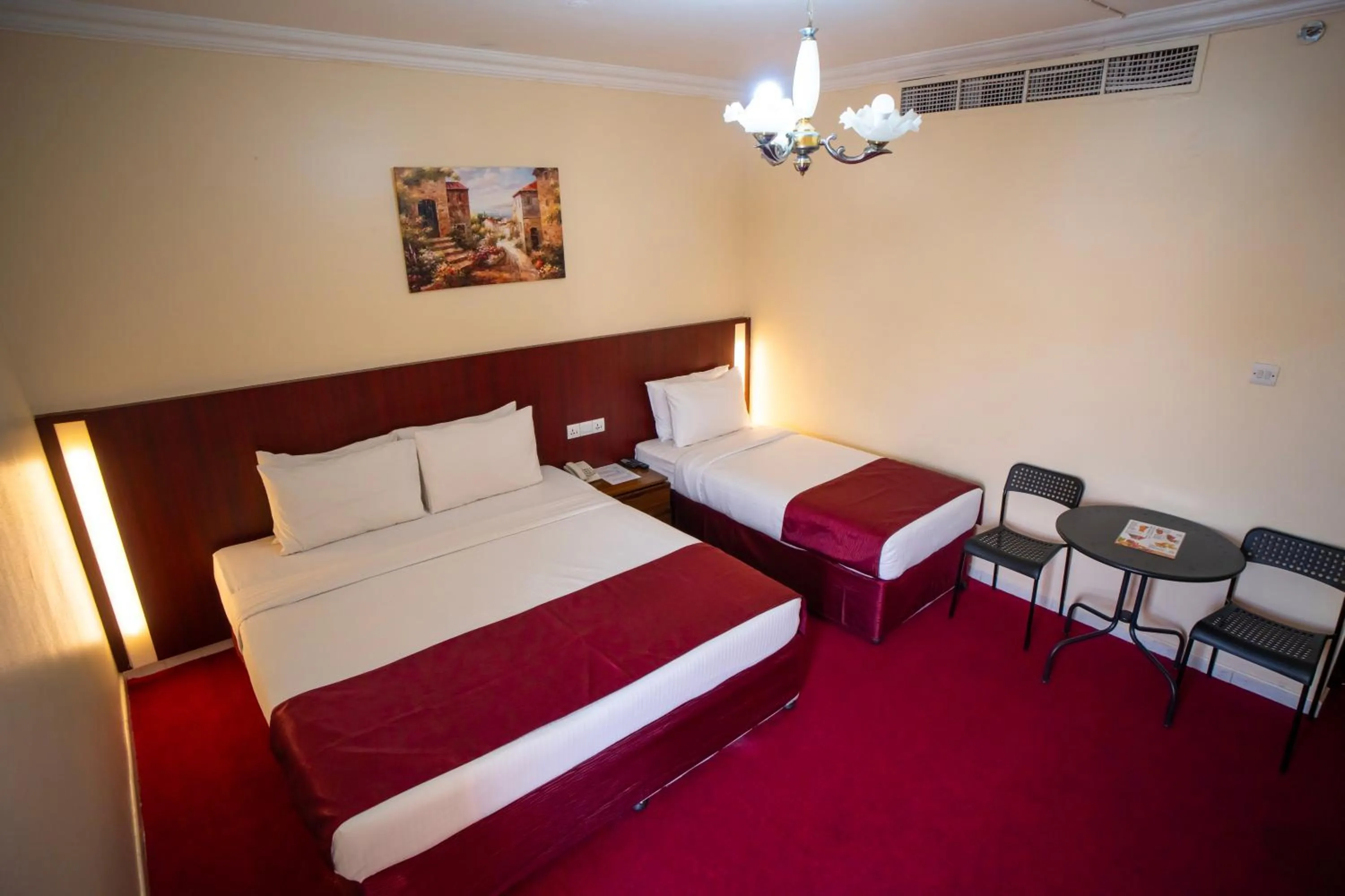 Bed in Al Karnak Hotel