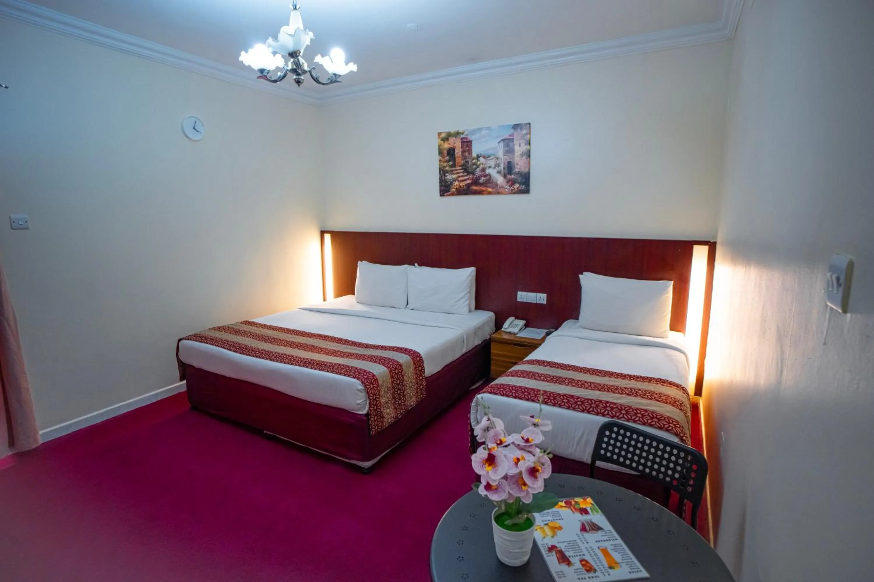 Bed in Al Karnak Hotel